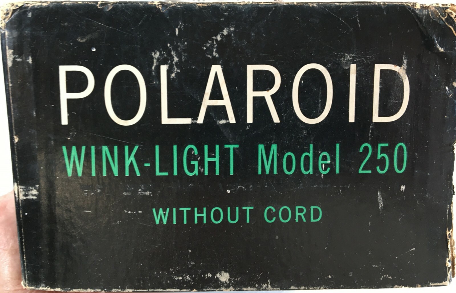 POLAROID FLASH WINK LIGHT MODEL 250 COMPLETE IN ORIGINAL BOX