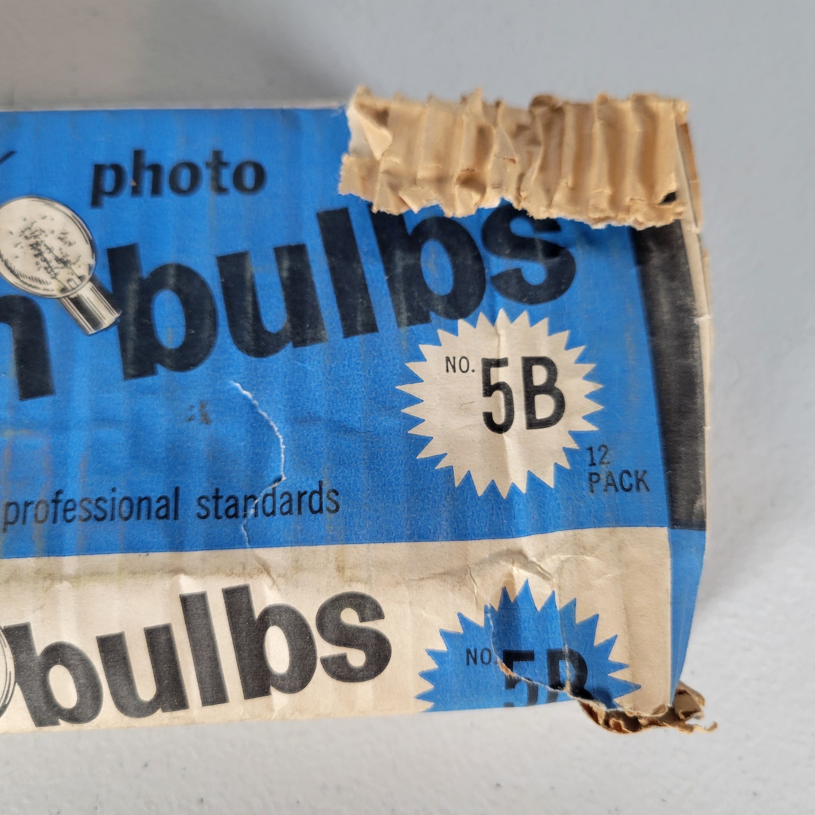 Lot of 3 Boxes Vintage P•R•O PRO Line No. 5B Photo Flashbulbs Blue