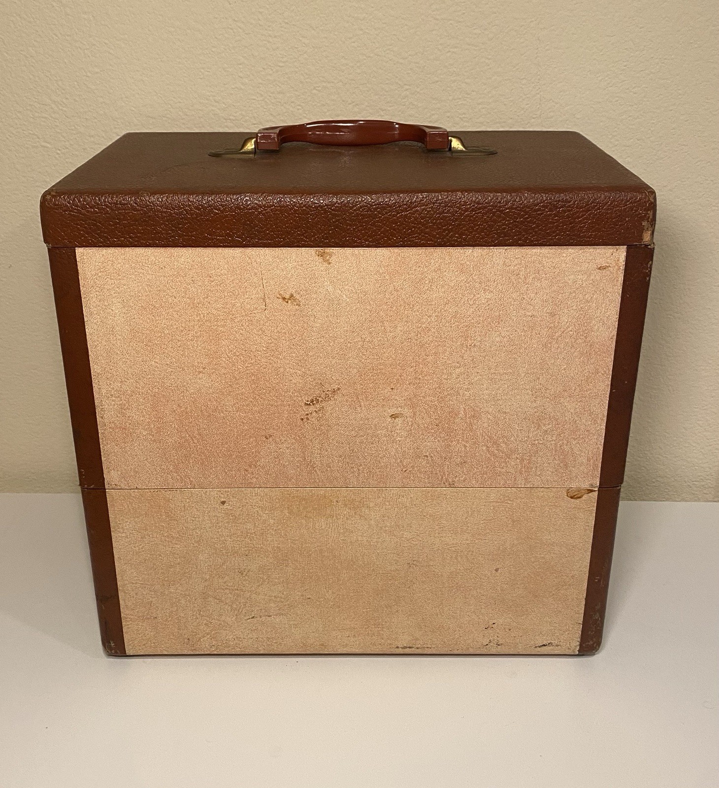Vintage Barnett & Jaffe Baja Slide Carrying Case Red 2 Level Stackable Case