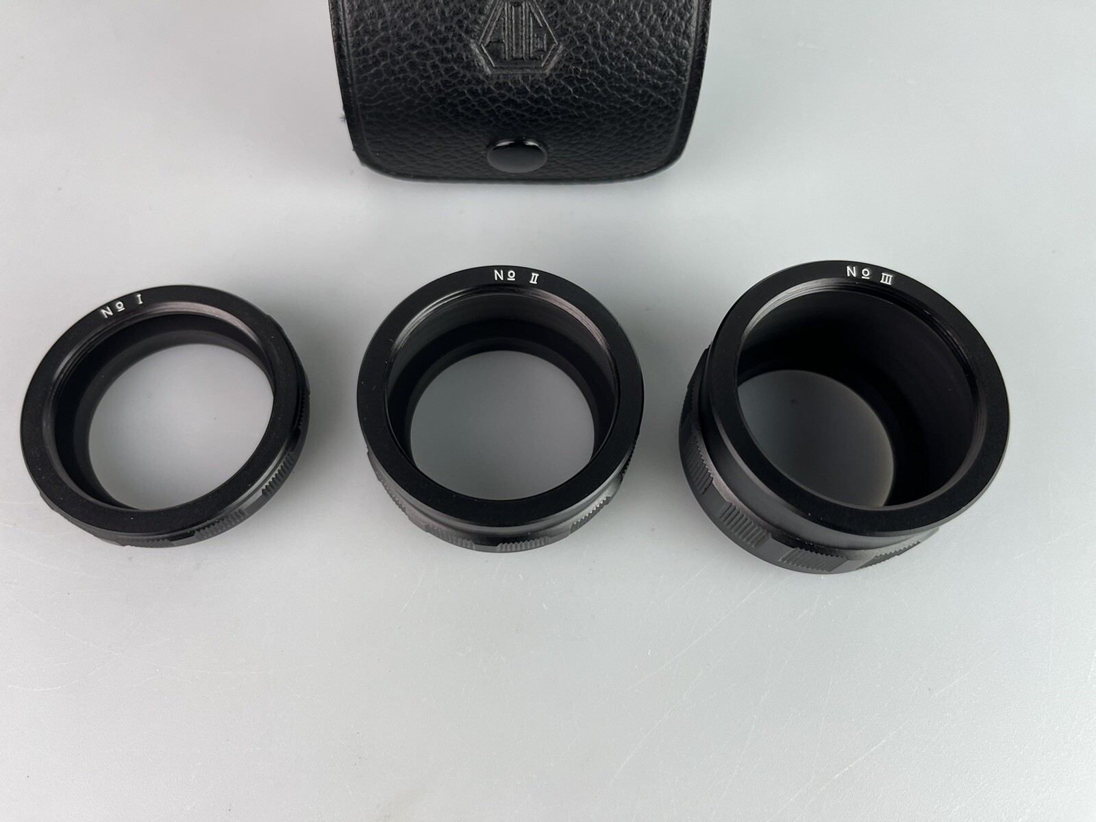 PENTAX ASAHI S3 M42 EXTENSION TUBE RING SET No.I II III