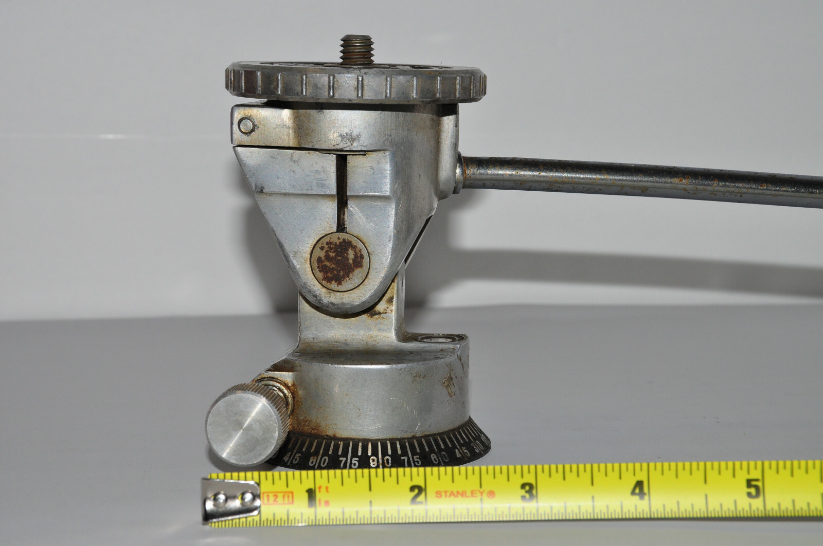 Bolex Paillard Adjustable Pan Tilt Tripod Head Switzerland Fabrication Suisse