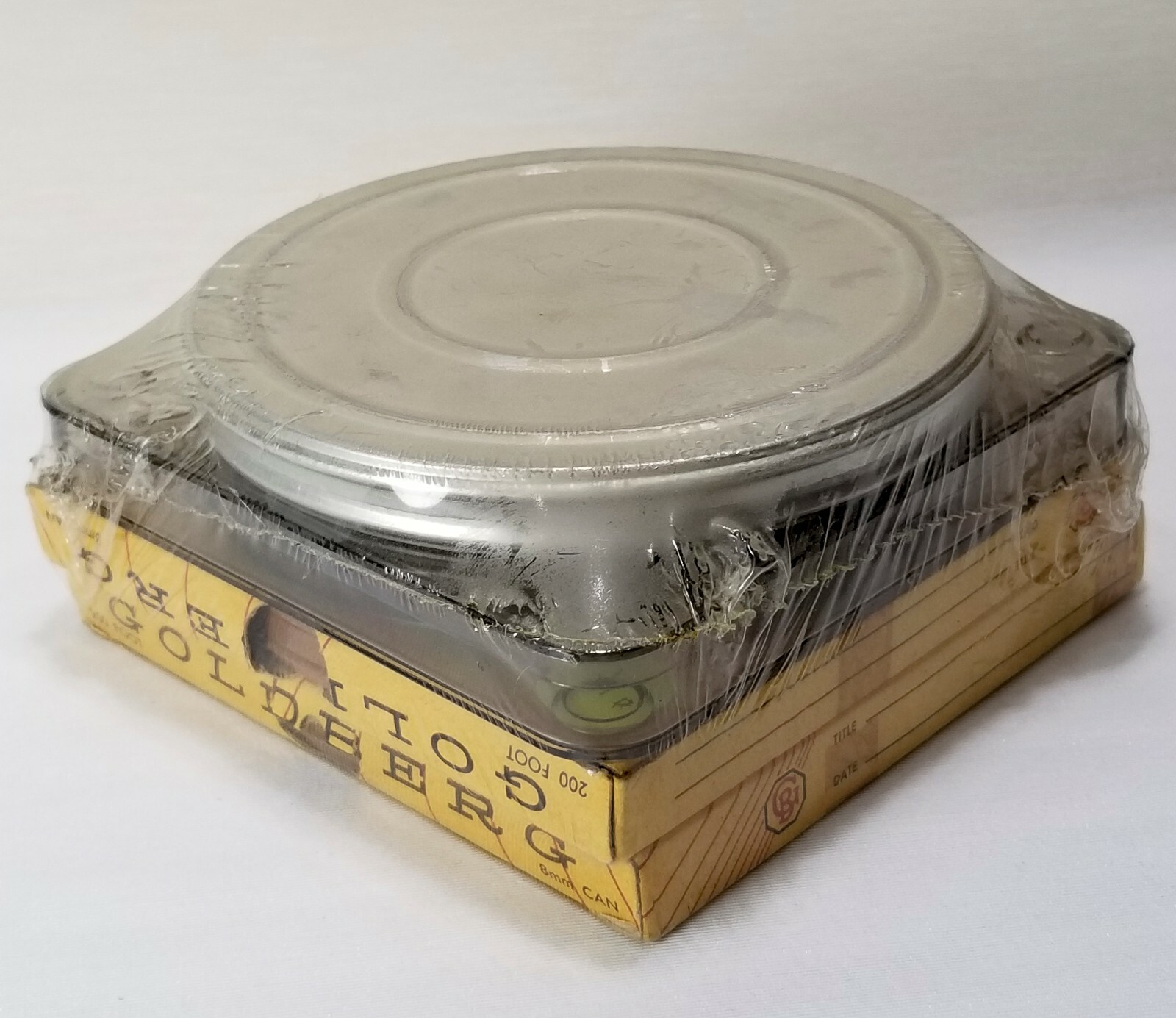 Goldberg Dustproof Cans 200 Ft 8mm can Super Film Tape No. 2c8 Brand new sealed