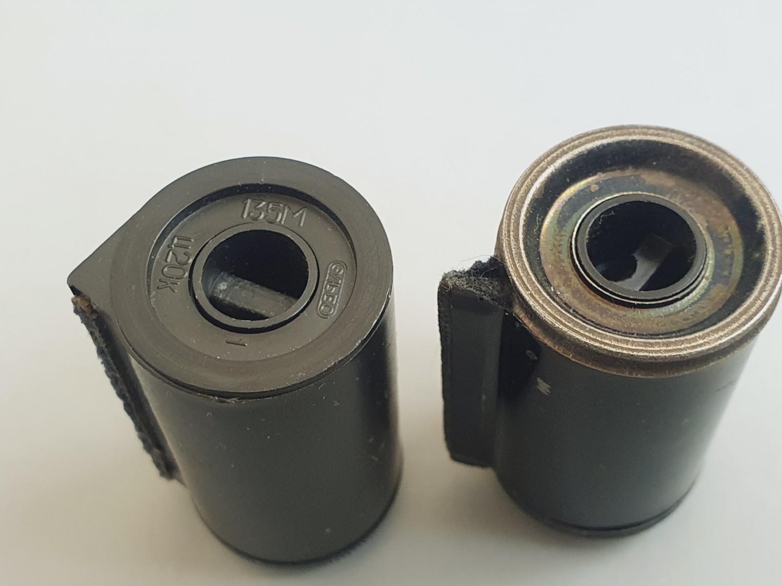 Reloadable Metal Film Cassette Type 135 w/Plastic Take-Up Spool 35mm Film Camera