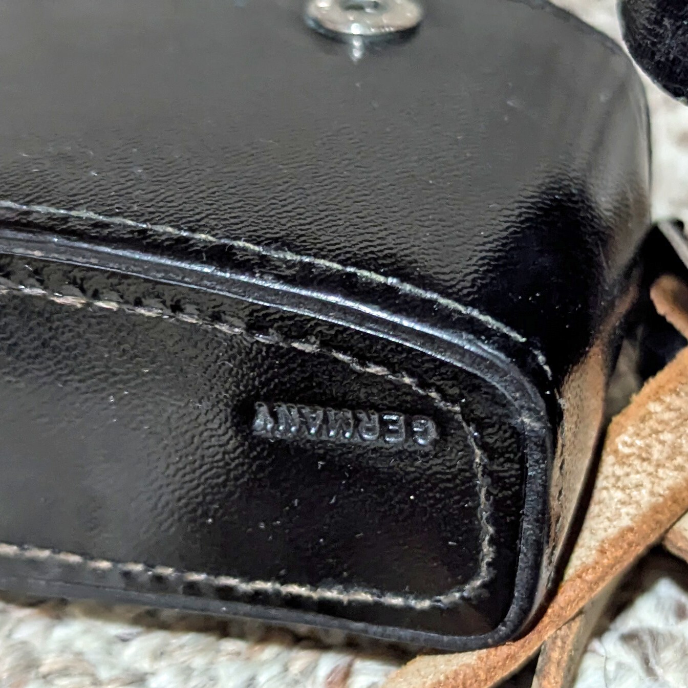 Vintage LEITZ Germany Leicaflex Leather Case Cover GERMANY GC