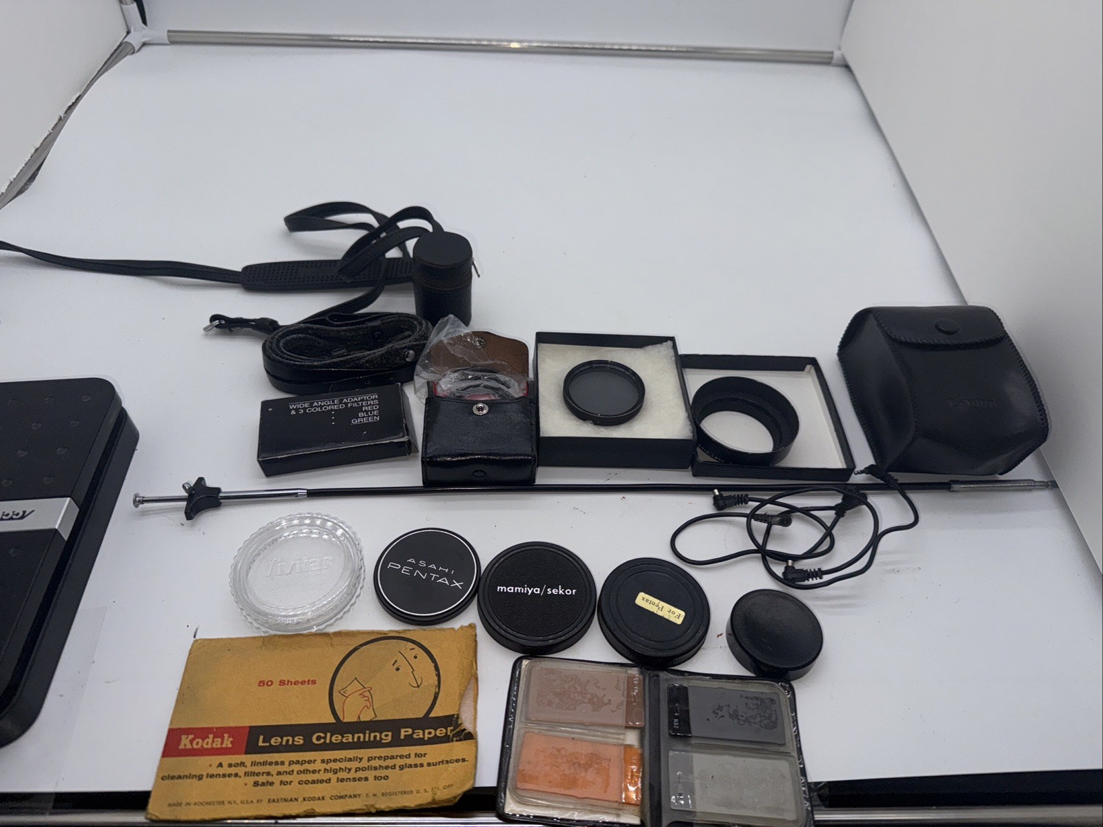 vintage camera accessories lot