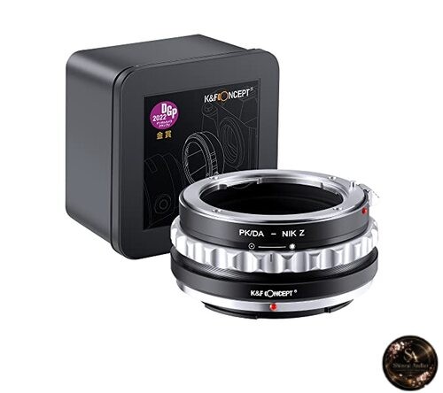KF CONCEPT Official Store Lens Mount Adapter PK/DA-NIK Z Manual Focus Pentax K