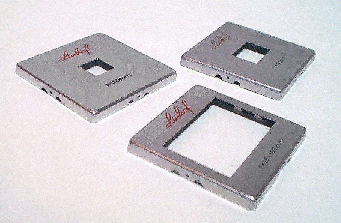 3 LINHOF METAL FINDER MASKS – 150MM / 180MM / 65-105MM