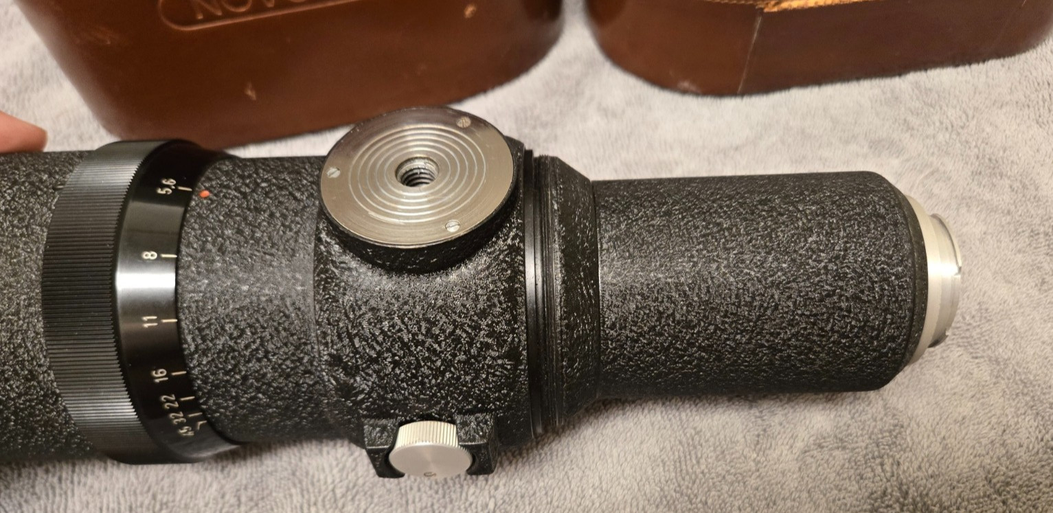 Novoflex fernobjektiv 1:5.6 f=40cm telephoto lens