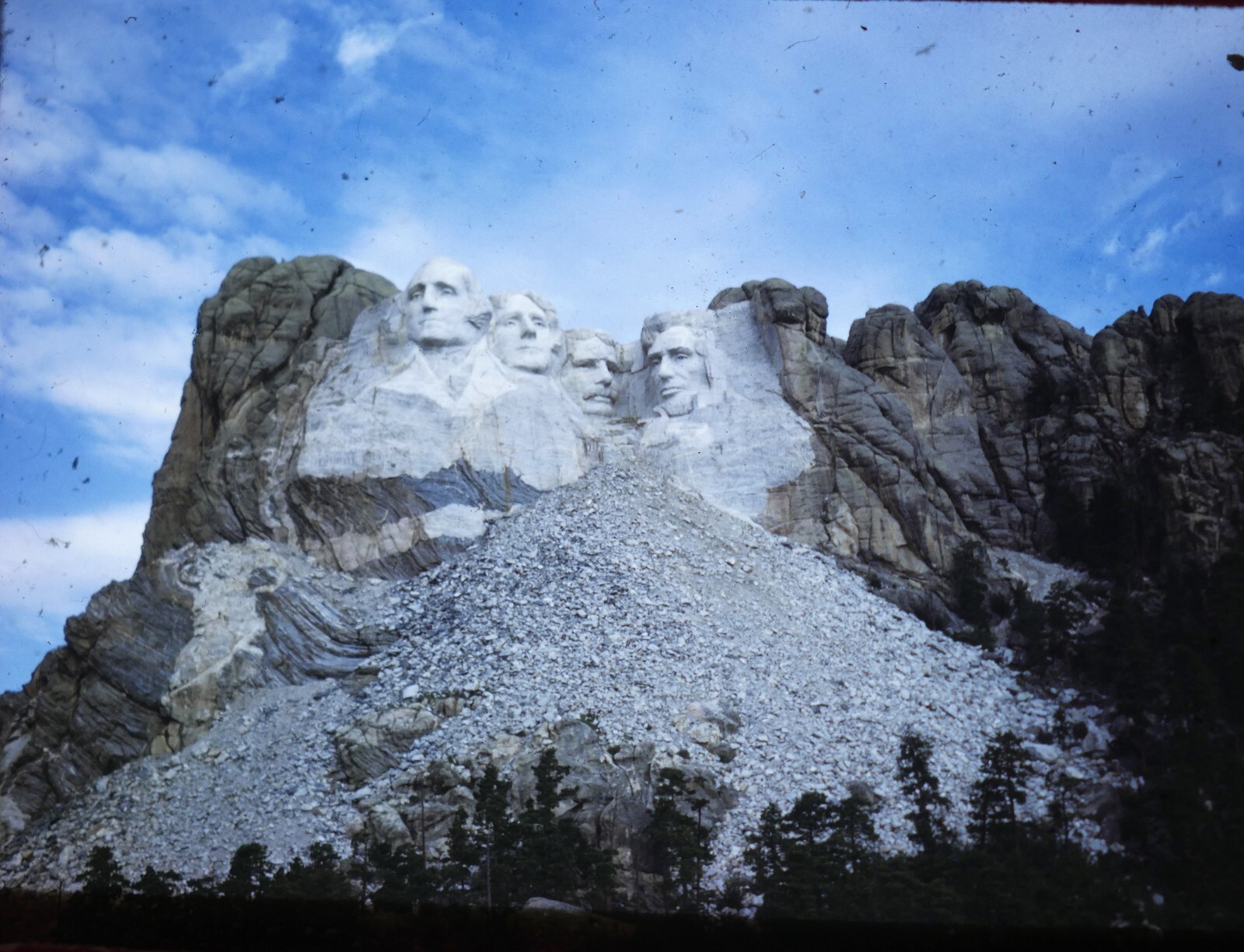 12 Slides Leica Slide Binders Yellowstone Mount Rushmore vintage 1950s?