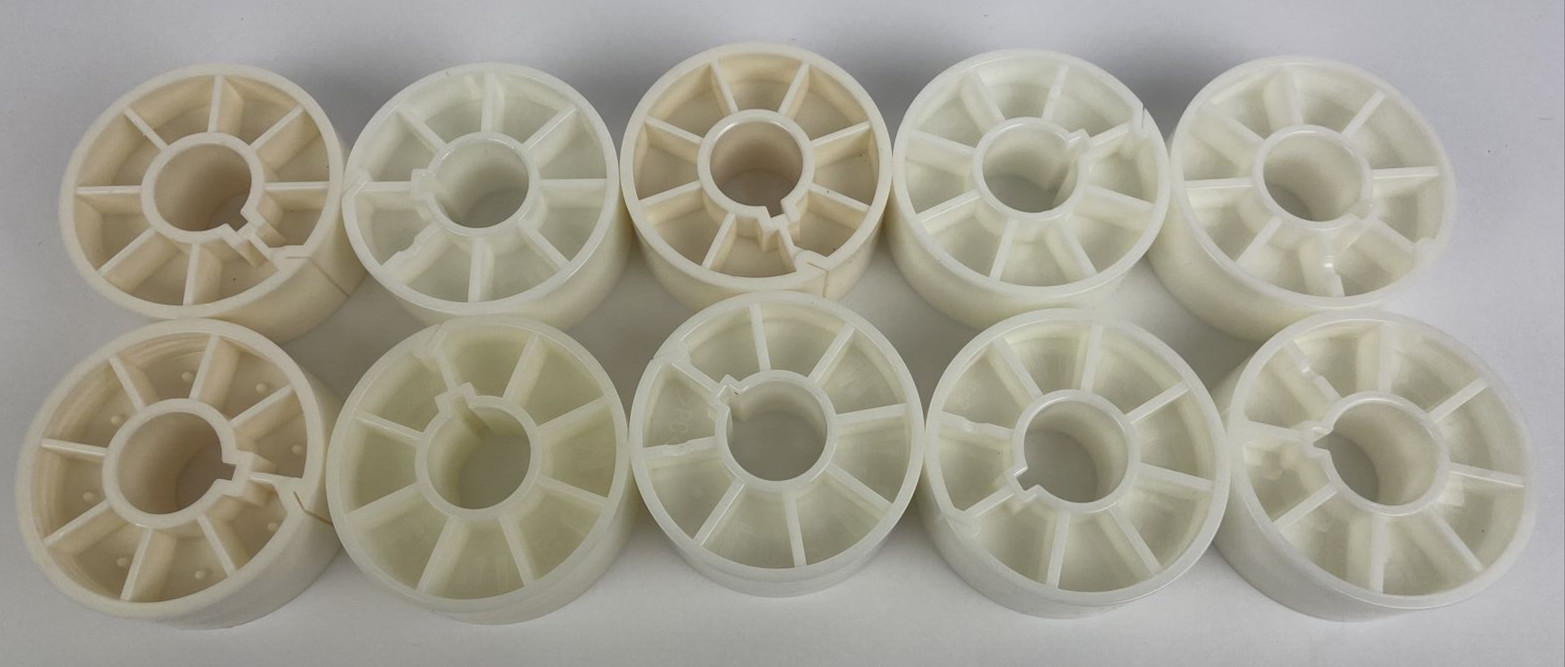 Lot of 10 Hollywood Universal Studios 35mm 3″ Diameter Film Core Take-Up Spool
