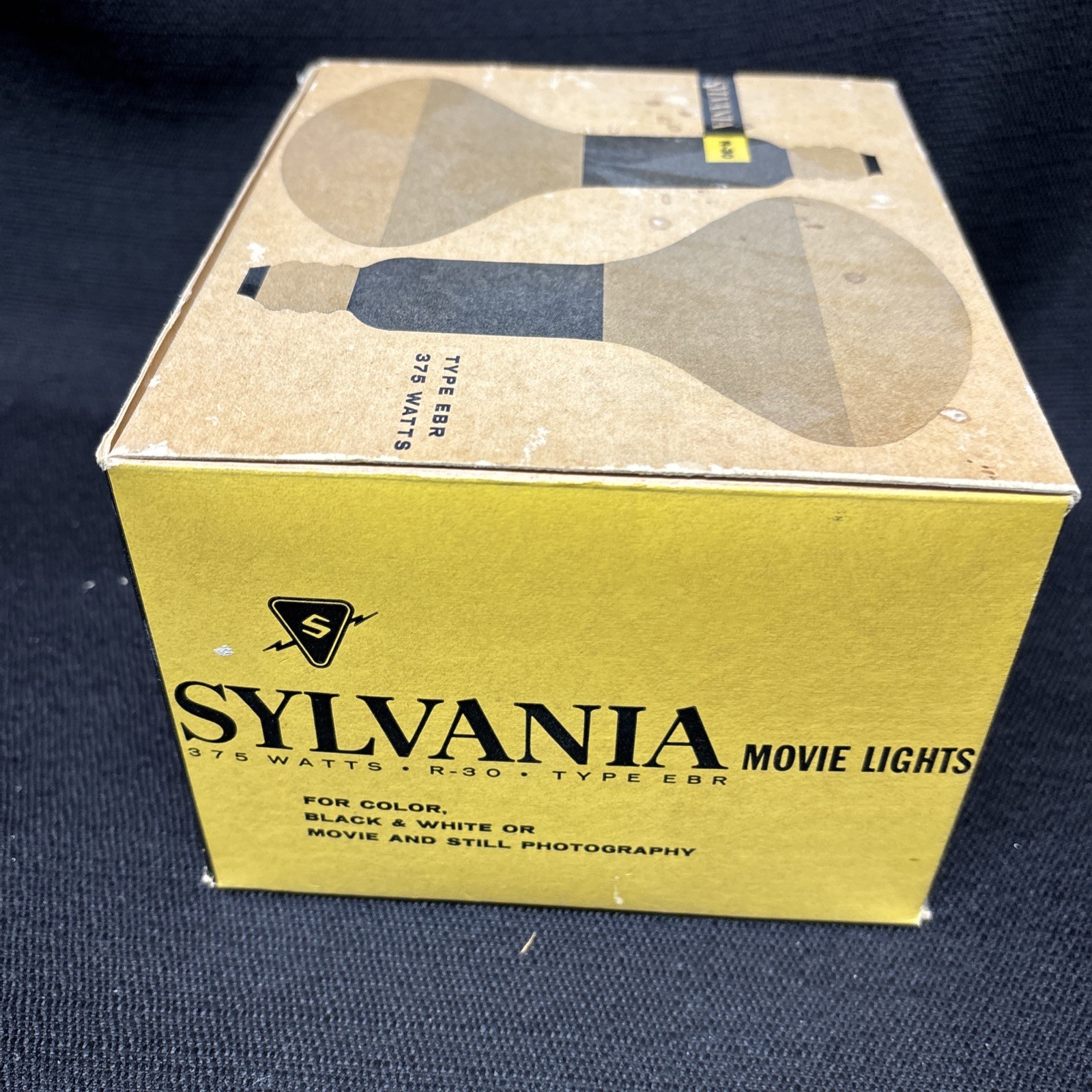 Vintage Sylvania R-30 Movie Light (1 Bulb) 375 Watts Type EBR Movie & Video
