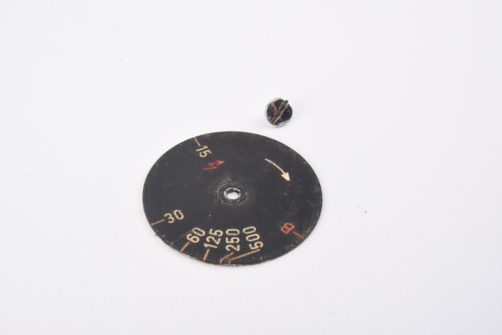 Plaubel Makiflex Automatic Camera Part Speed Setting Ring and Screw V03