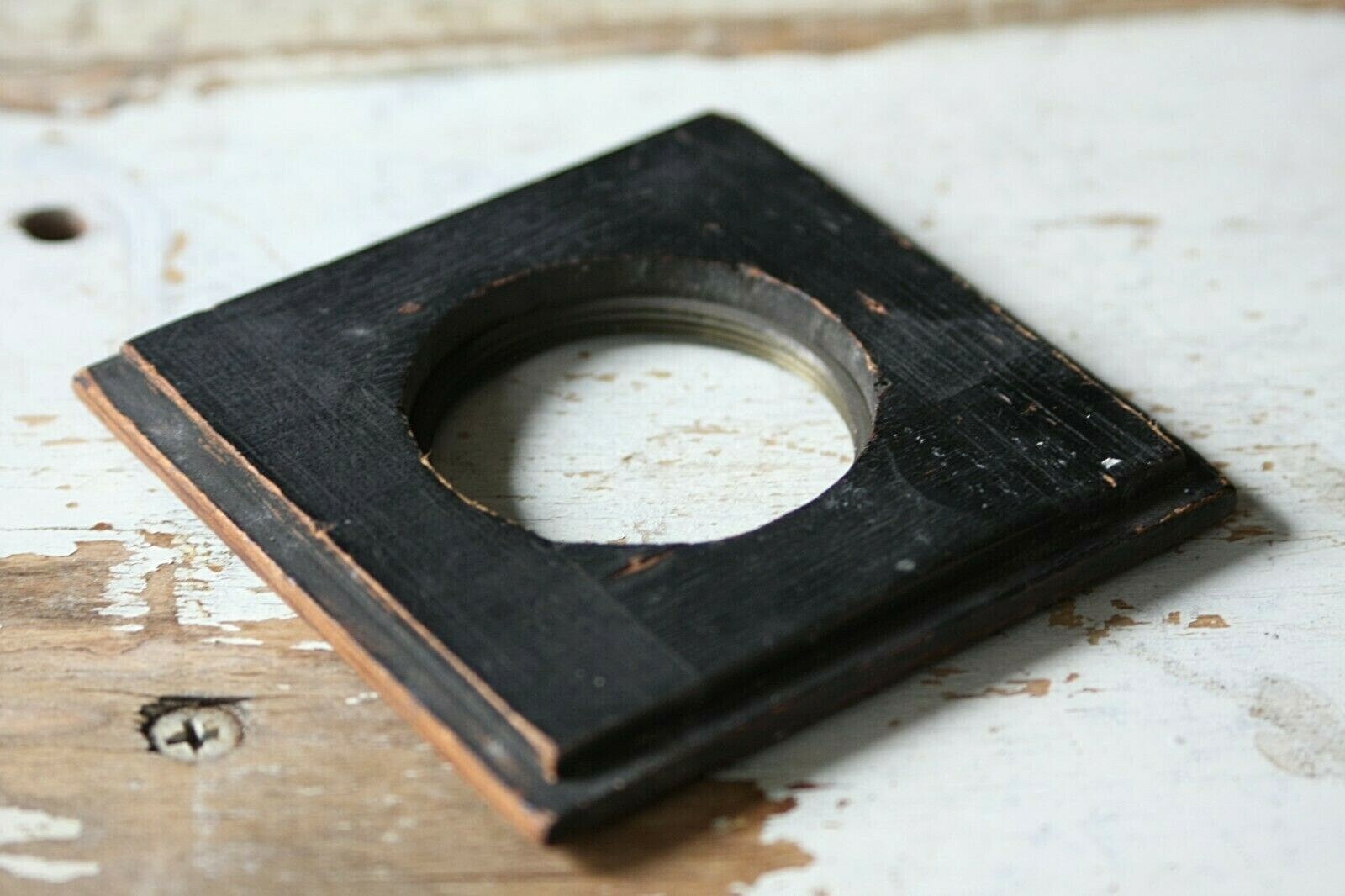 3X3 Wooden Lens Board with 40mm Brass Opening