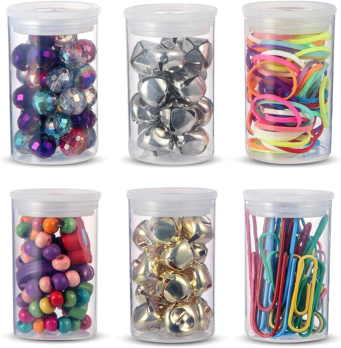 Lightweight 35mm Film Canisters with Lids – 10 Clear Storage Containers