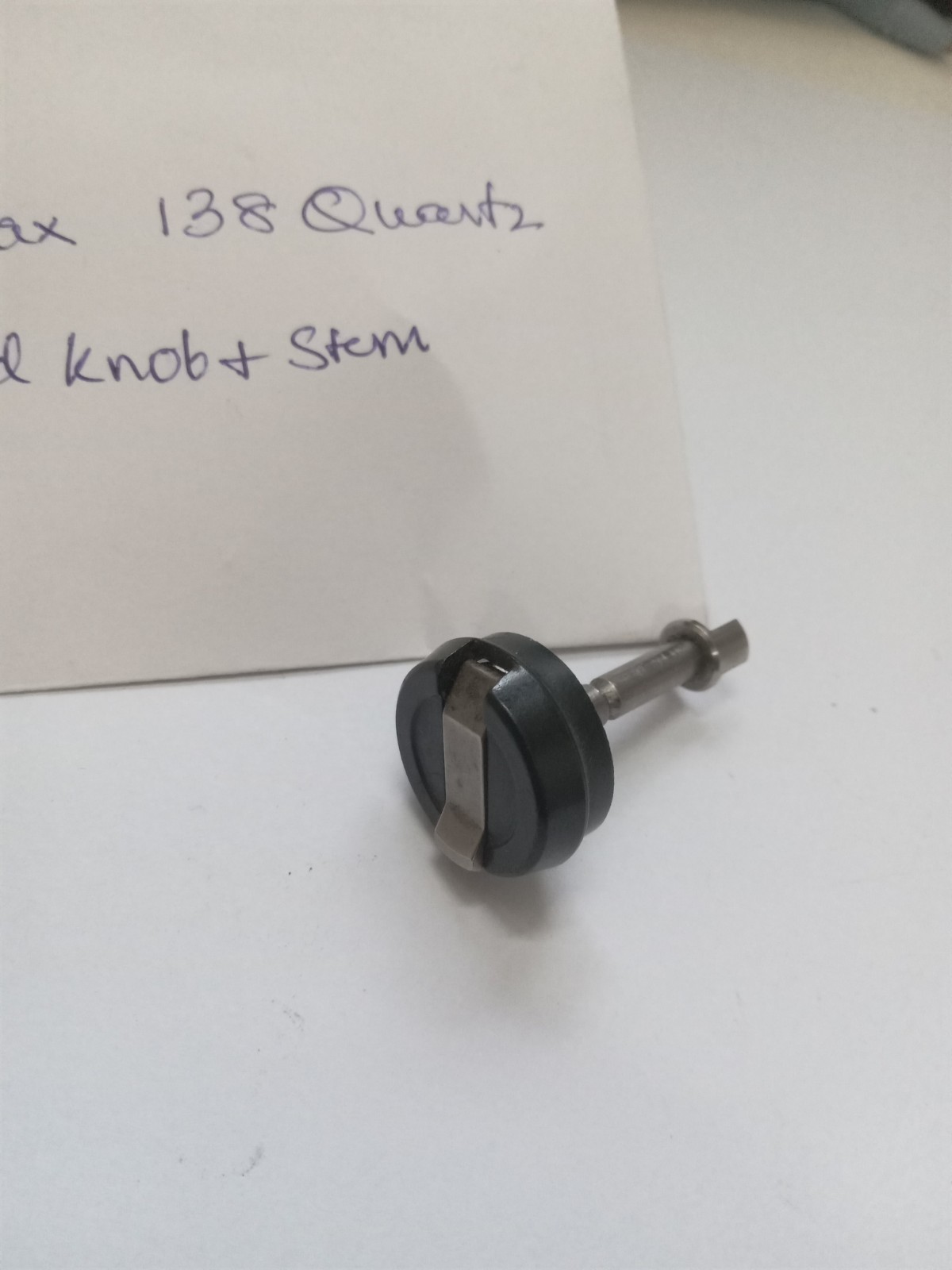 Contax 138 Quartz Rewind Knob W Stem/ Shaft Original Used Spare Part