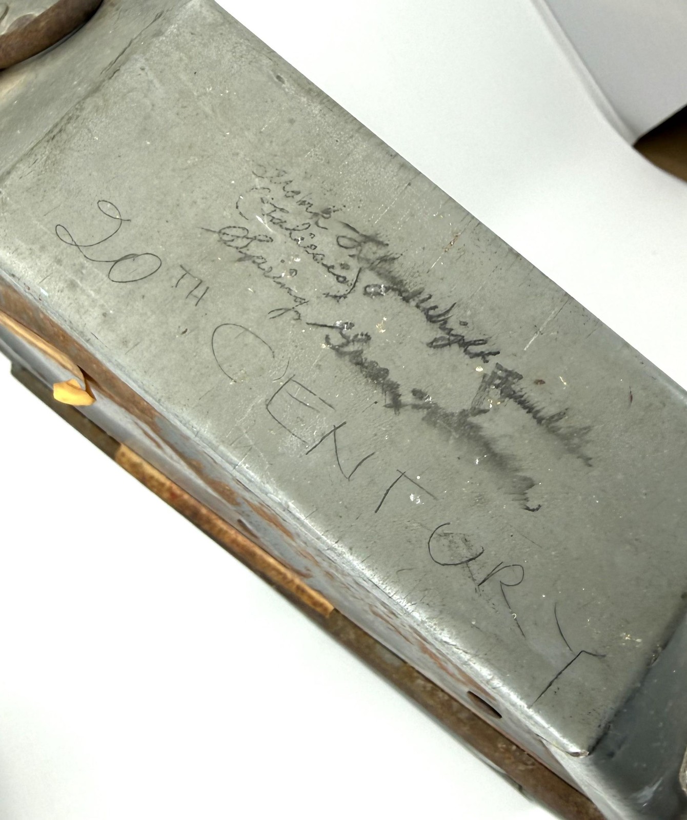 Vintage Frank Lloyd Wright 35mm Film Canister w/ Reel Taliesin West to Iovanna