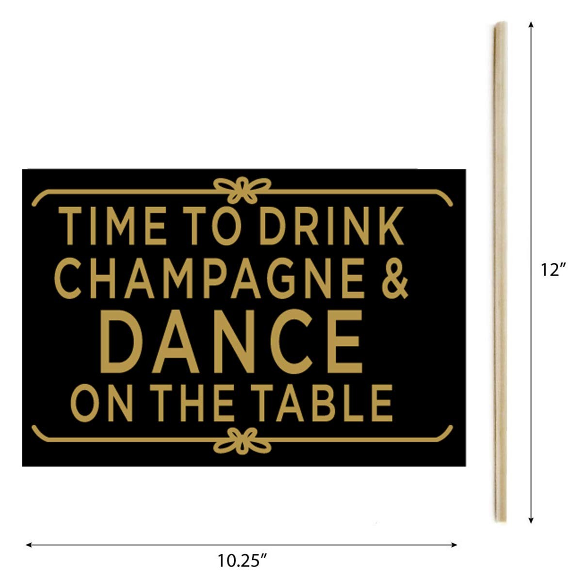 Roaring 1920’s Party Photo Booth Props 42pcs, Twenties Jazz 1920s Gold