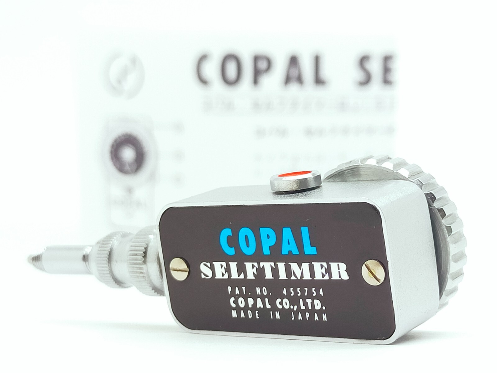 [Mint RARE] Copal Vintage Self Timer Attachment BLUE for Film Camera JAPAN #K343