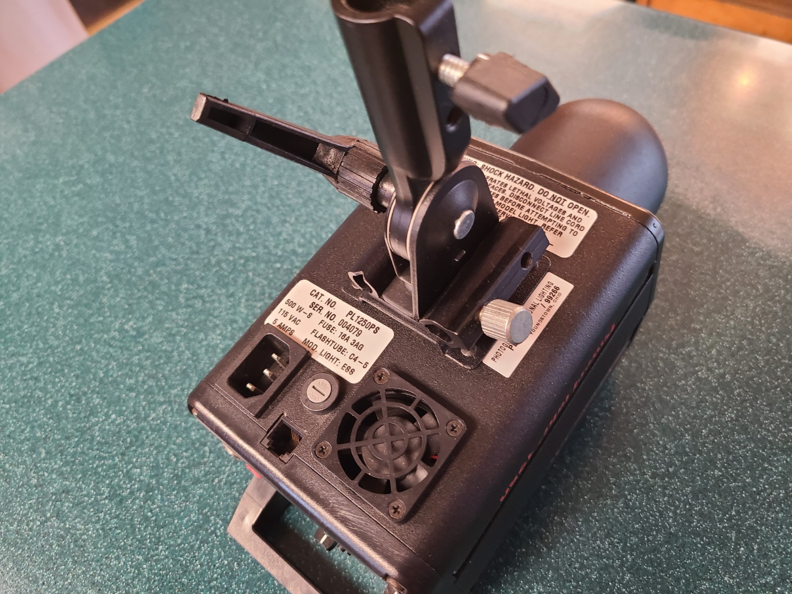 Vintage Camera photography Photogenic Power Light 1250 PL1250PS reflectors works