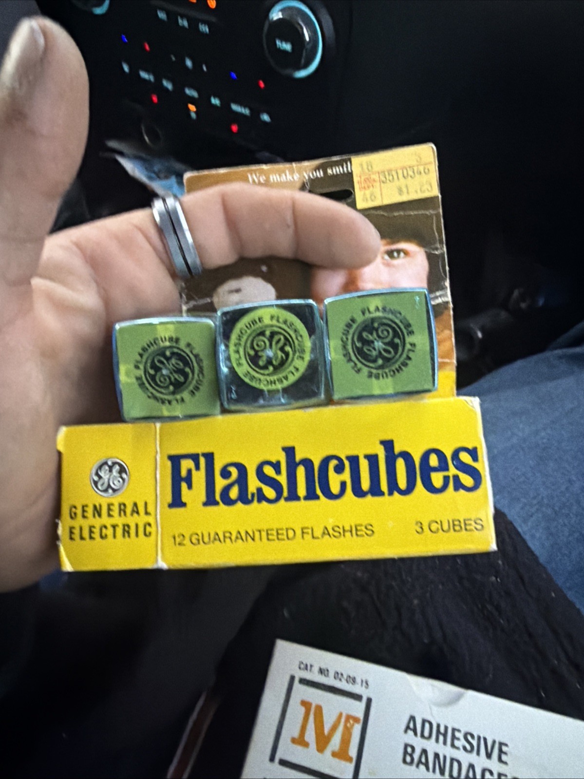 Vintage GE Flash Cubes 3 cubes 12 flashes for Standard Flash Cube Cameras