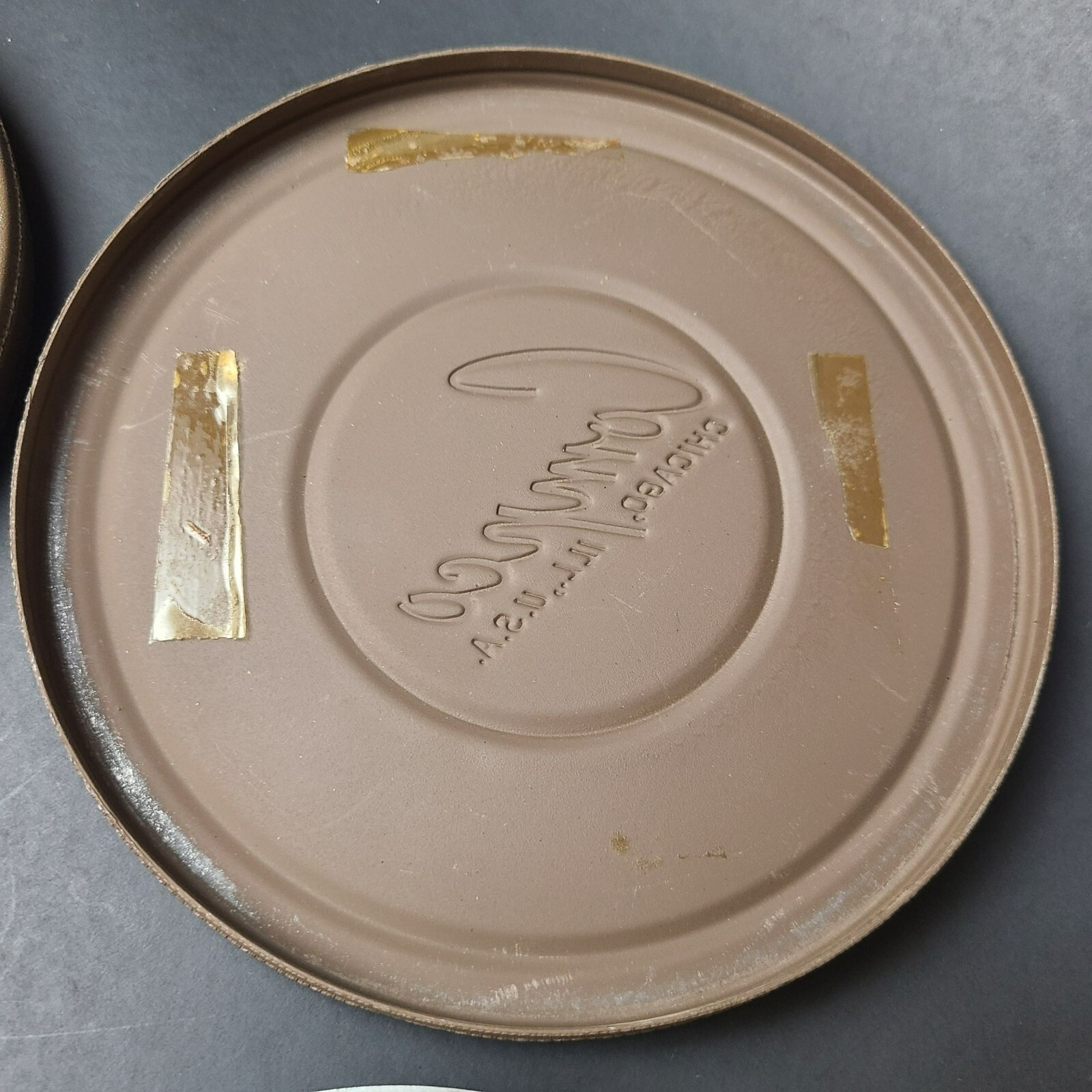 Single (1) Compco Vintage Film Reel Canister Set 16mm Made in USA Metal Retro