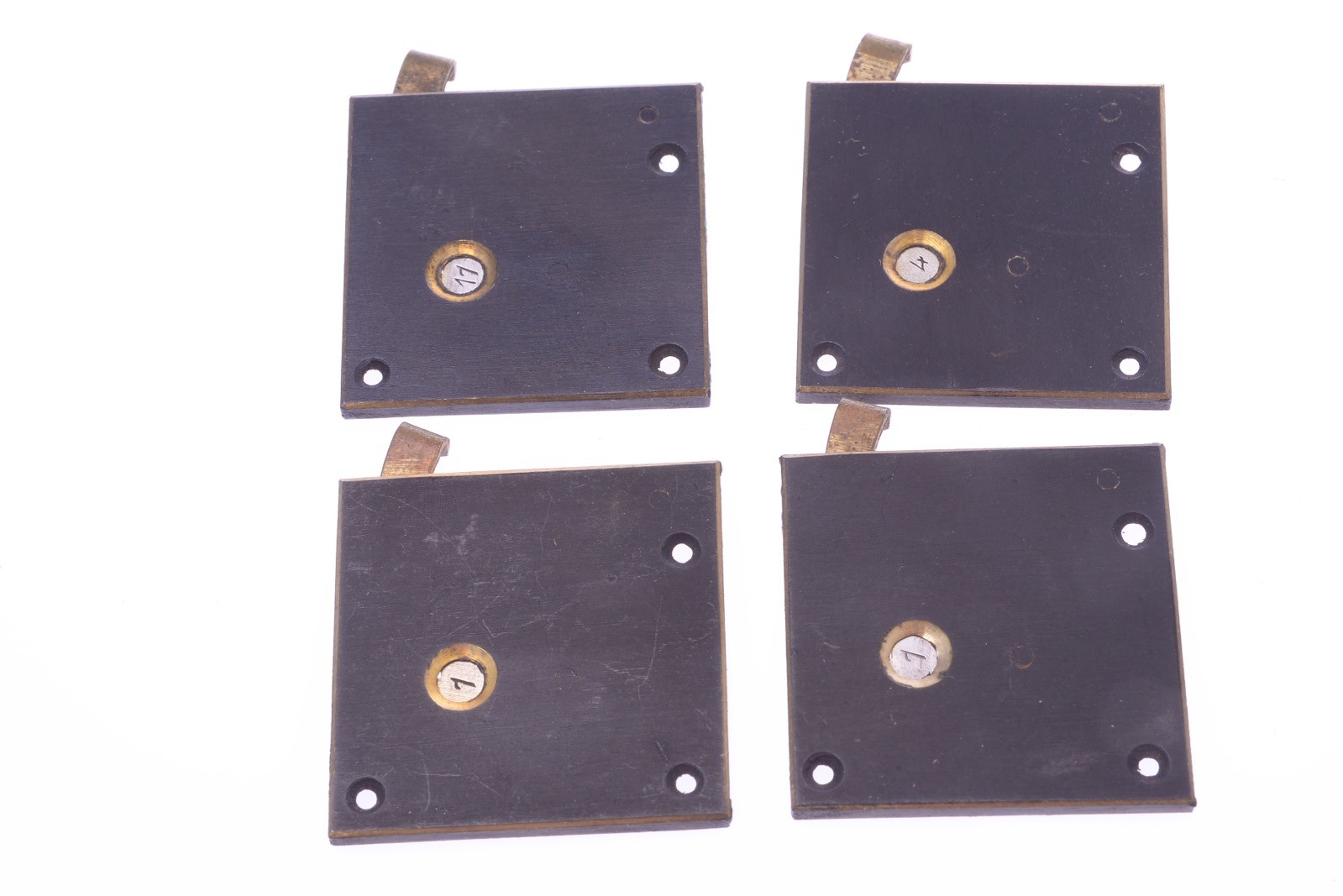 ✅ 1 ANTIQUE GLASS PLATE MAGAZINE HOLDER COUNTER 1-18 STEREO FRENCH