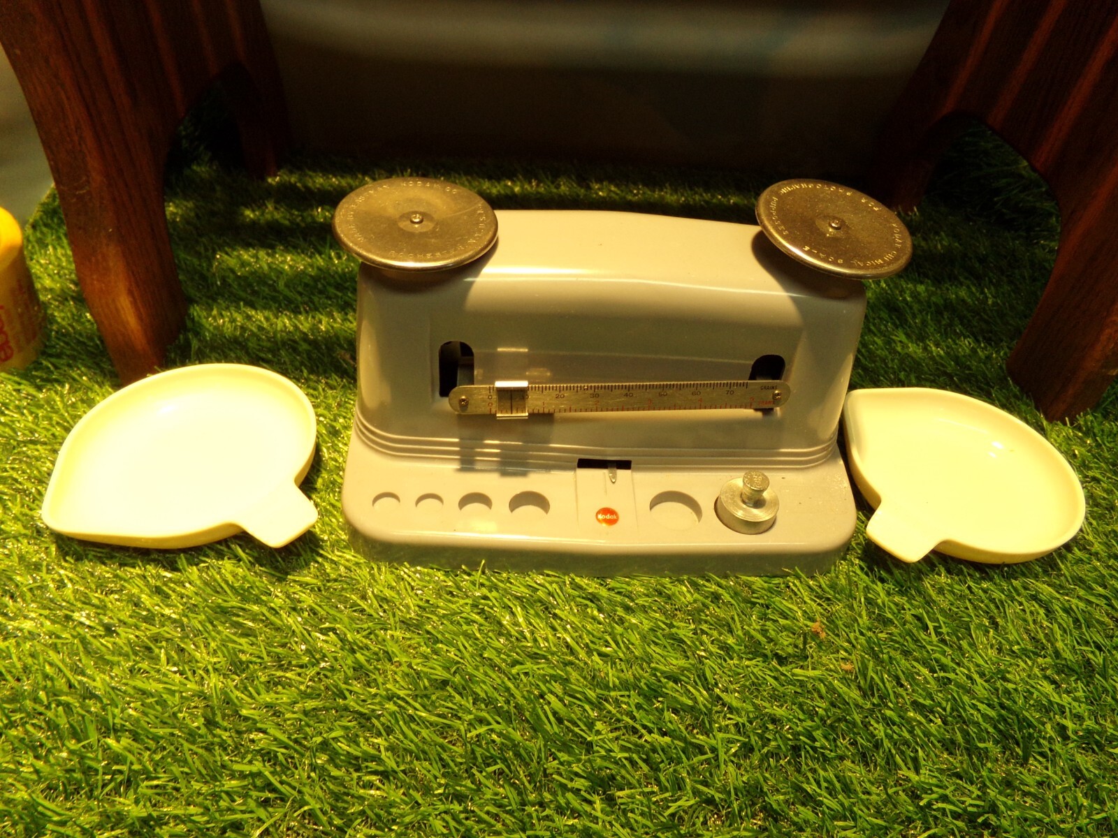 Vintage Kodak Chemical Scales, Boxed is missing most weights