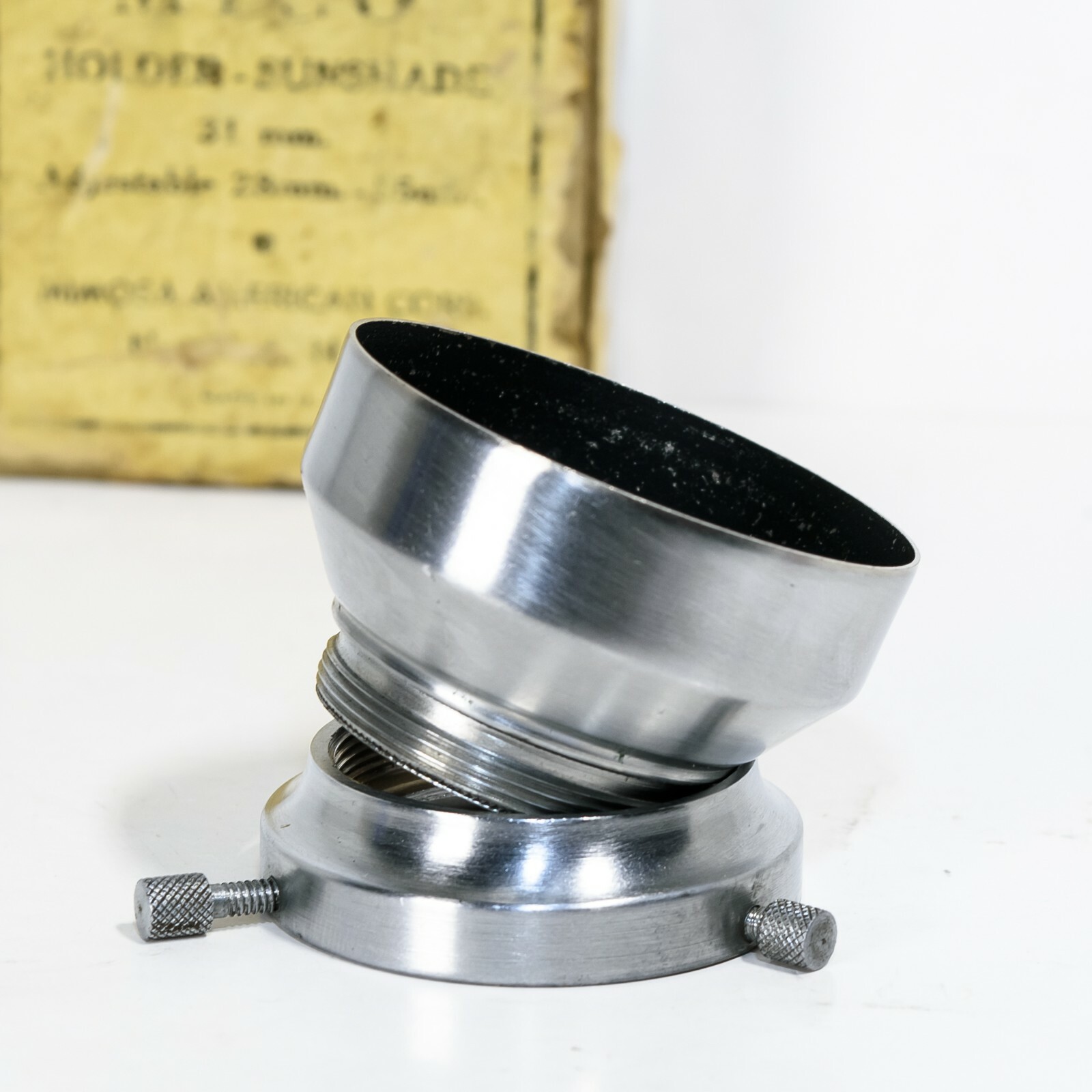 MICO (Mimosa American Corp.) Lens Filter Holder & Shade | Orange Filter | Excell