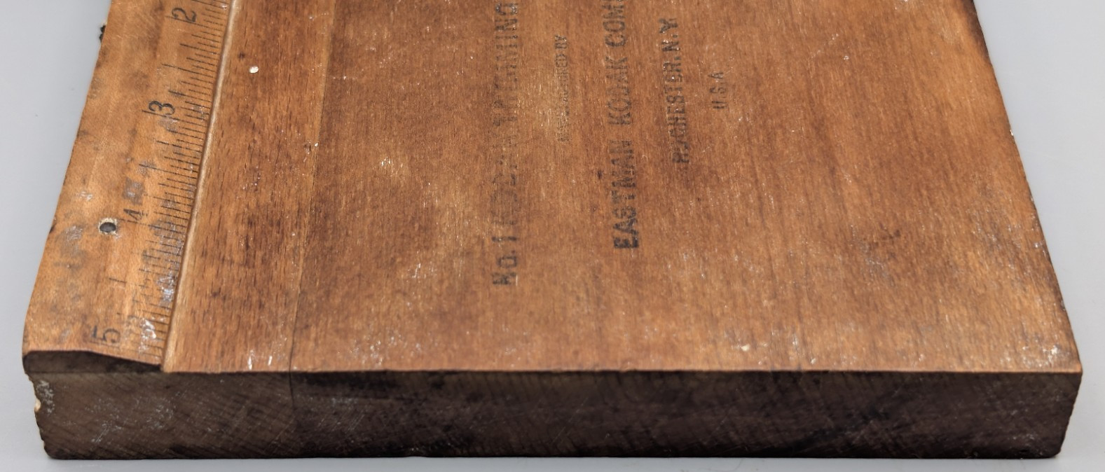 Vintage Eastman Kodak No 1 Wood Trimming Board Photo Paper Cutter Guillotine NY