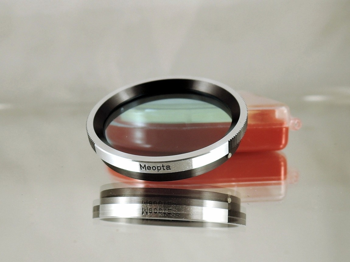 Flexaret MEOPTA B1 B36 Blue Filter Czechoslovakia Genuine Accessories Bayonet