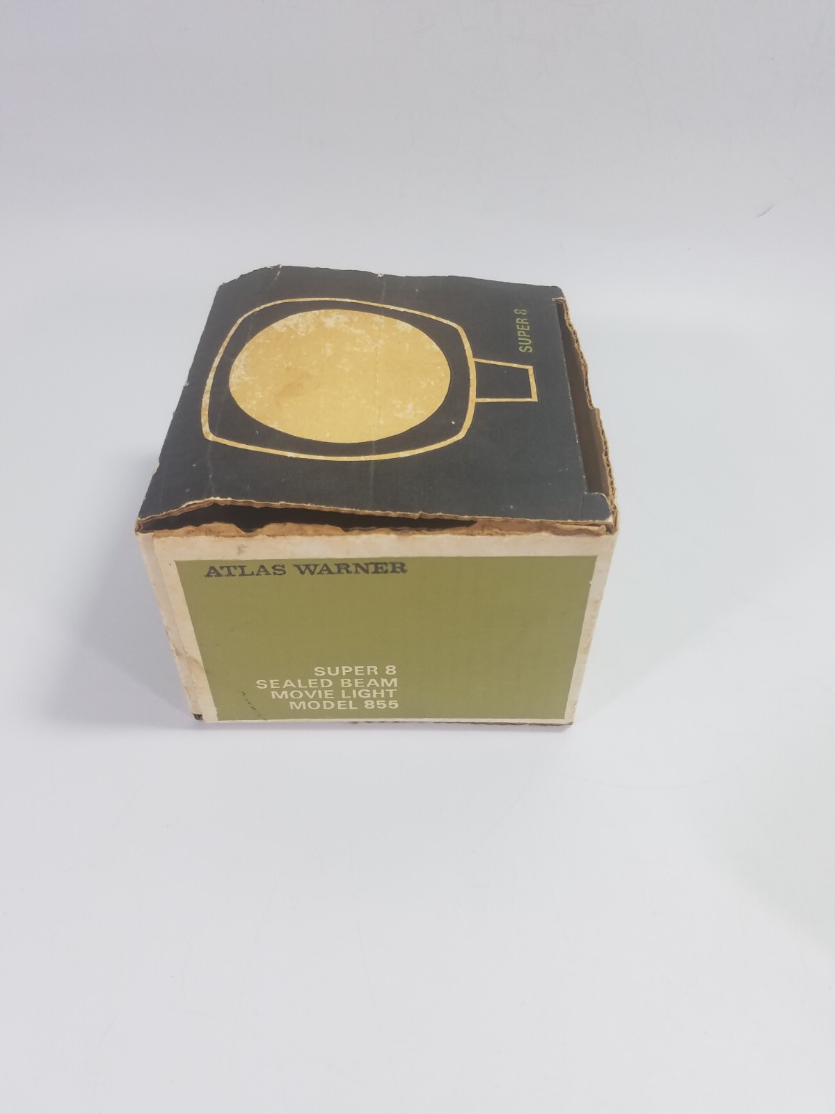 Atlas Warner Super 8 Sealed Beam Movie Light Model 855 Excellent Vintage Cond