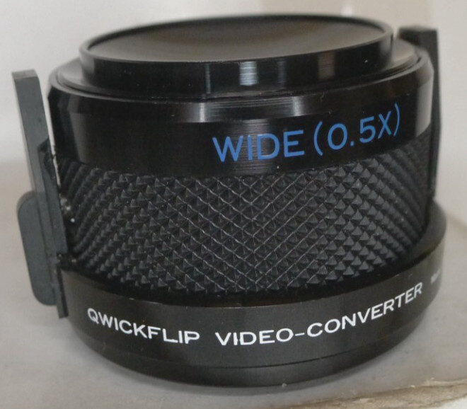 4 Elements Optics 46mm Qwickflip Video-Converter Hi-Res Wide Tele Lens -Japan