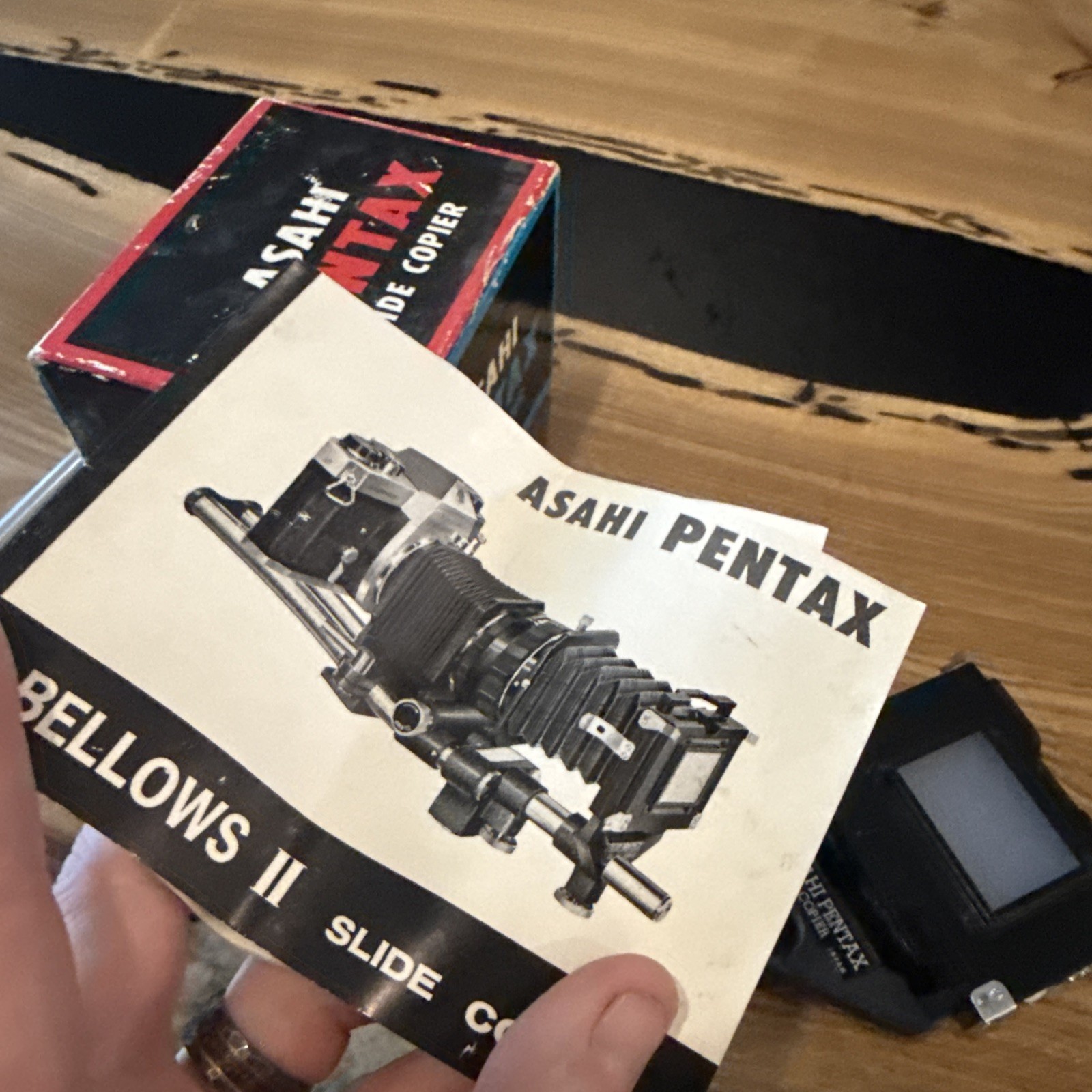 Pentax Asahi Auto Bellows Slide Copier Lens Set Vintage Camera Film