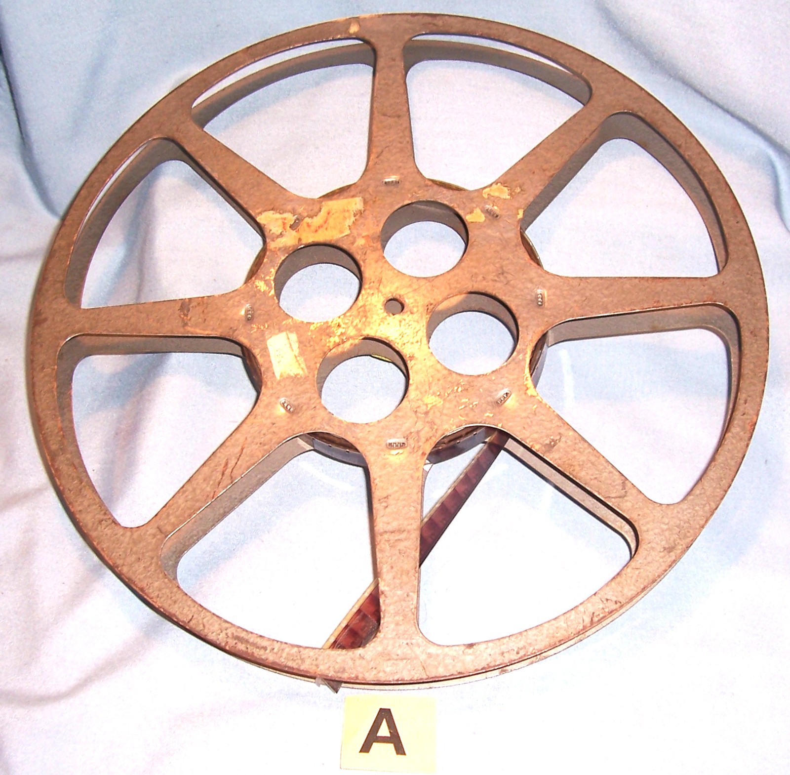 3 16MM 800-1200′ Metal Motion Picture Film Camera Movie Projector Take Up Reels