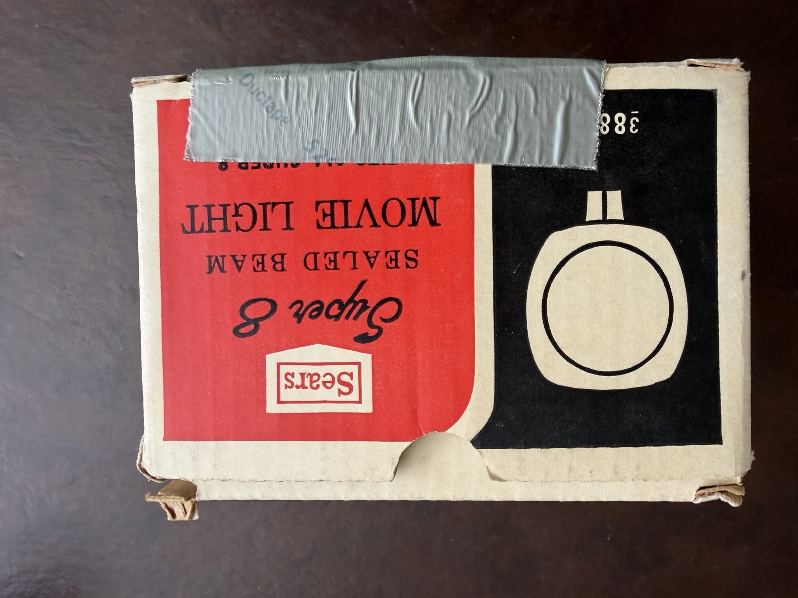 Vintage Sears Super 8 650 Watt Sealed Beam Movie Light Model 8846 w/ Box