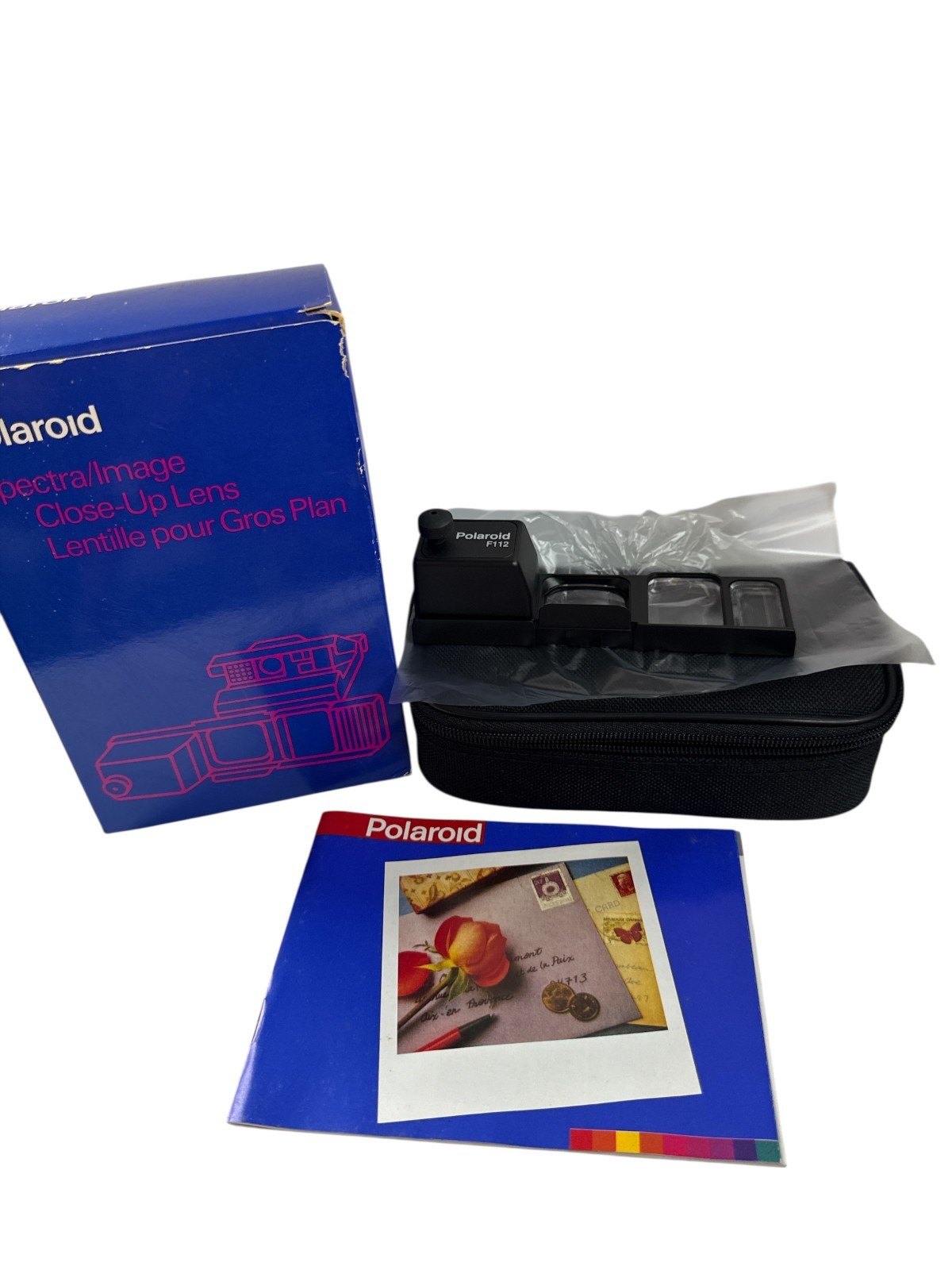 Polaroid F112 Spectra/Image Close Up Lens with Case & Original Box