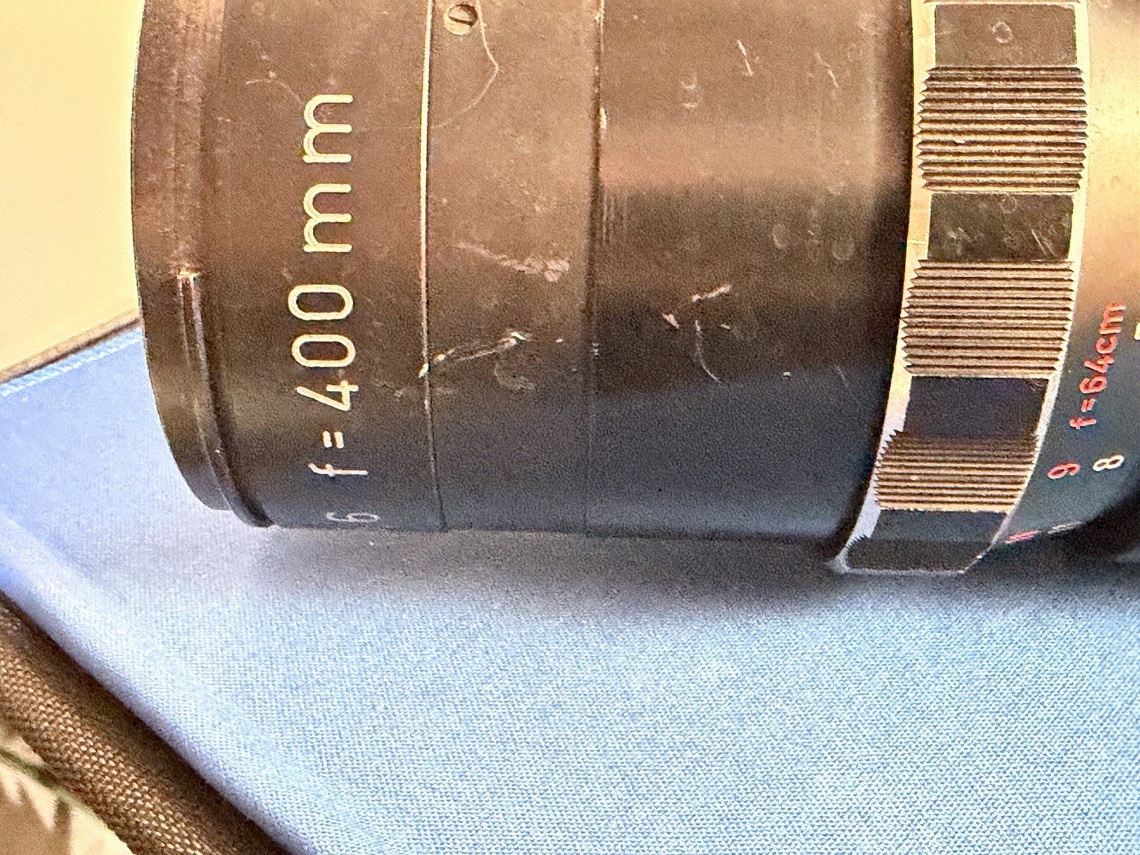 Novoflex vintage pistol grip with Noflexar 1:5.6 400mm lens