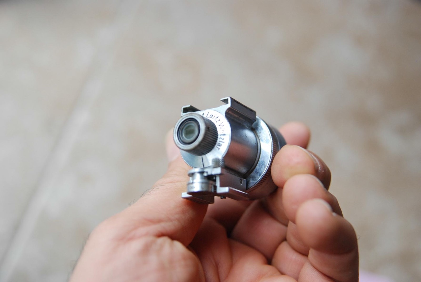 GENUINE CHROME LEITZ LEICA WETZLAR VIDOM VIEW FINDER 35-135mm ADJUSTABLE