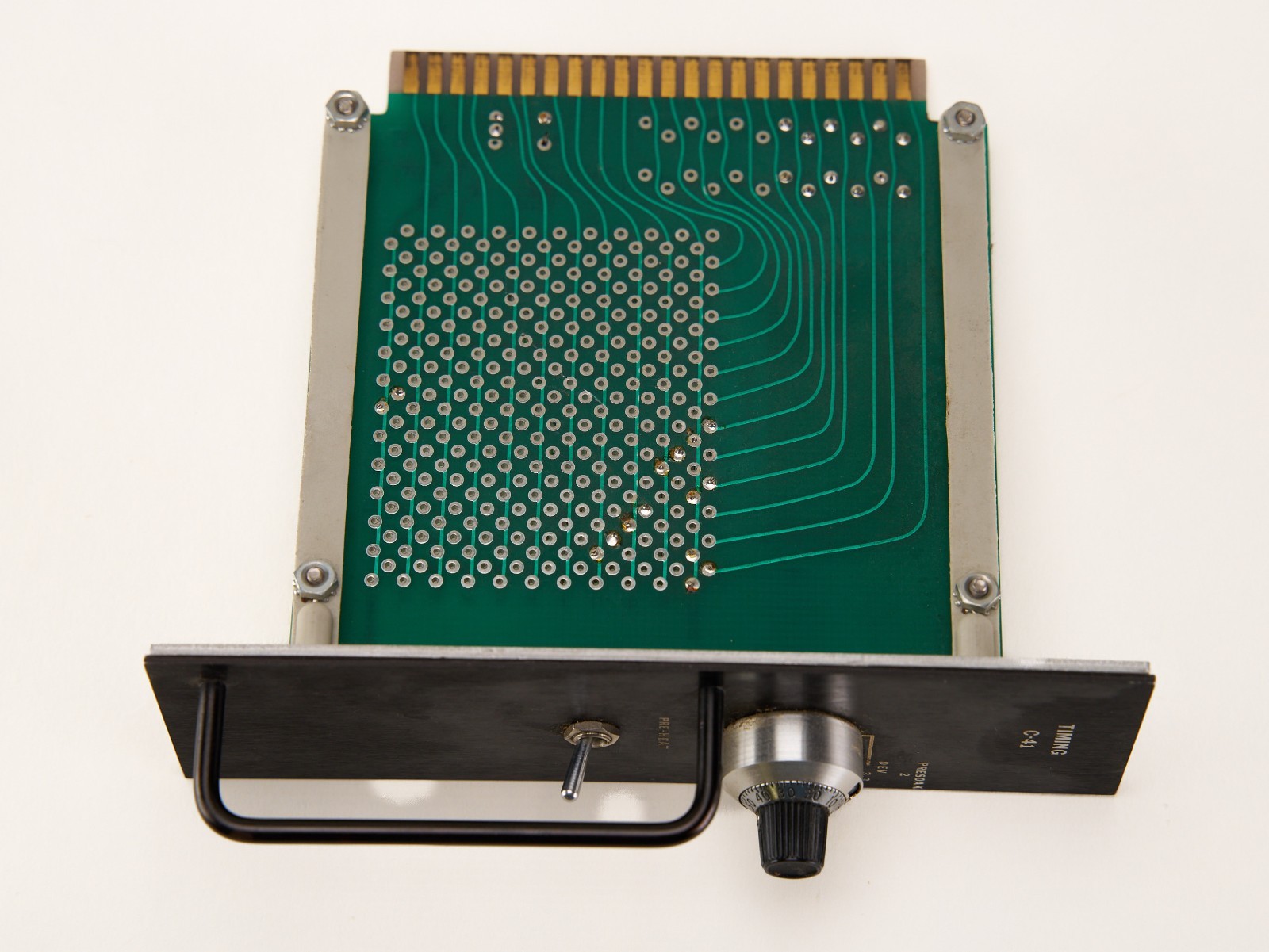 Wing-Lynch Model 4E C-41 Film Processor Control Board Plug-in timing card.