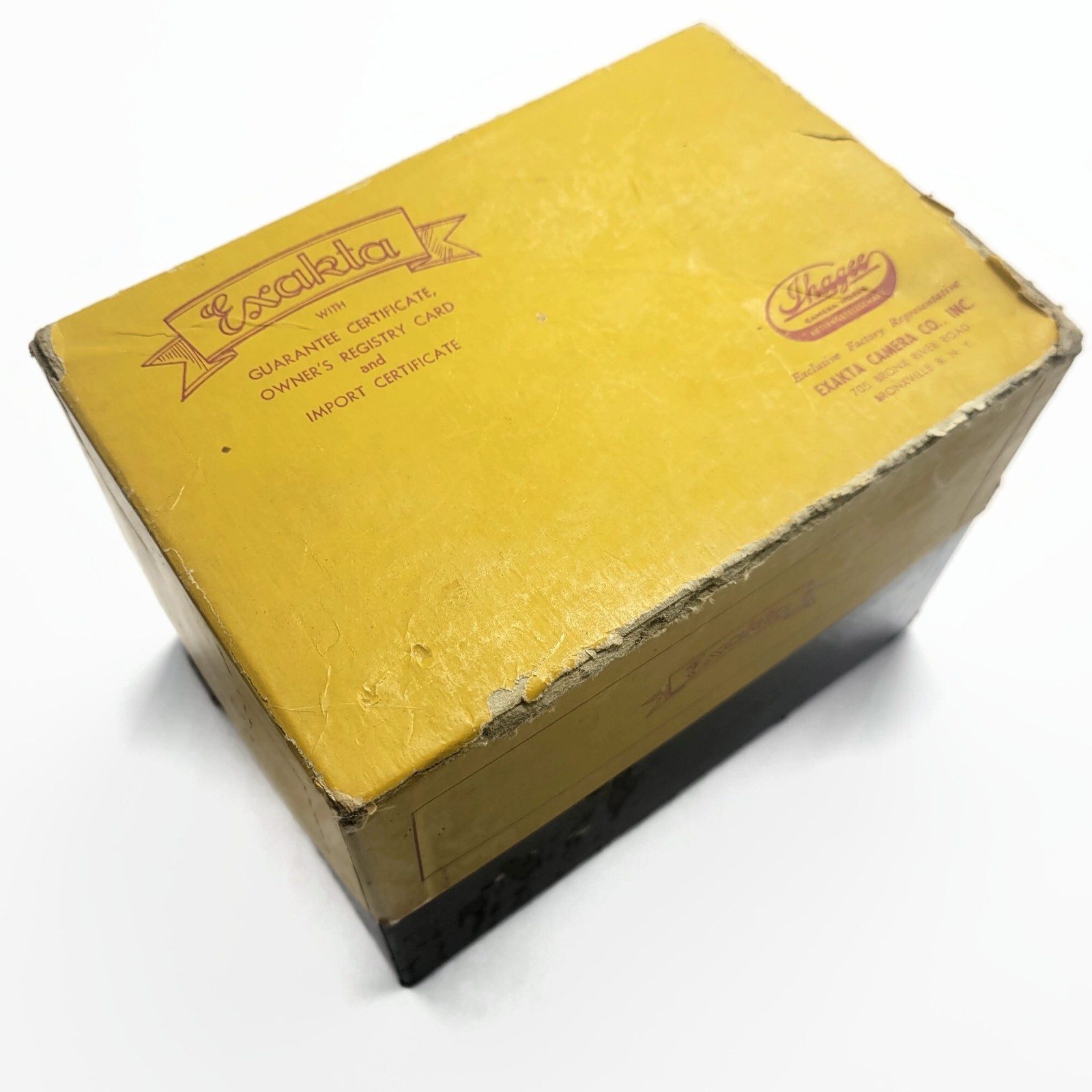 Vintage 1960s Ihagee Exakta Model VX Camera Box Only* Dresden Germany