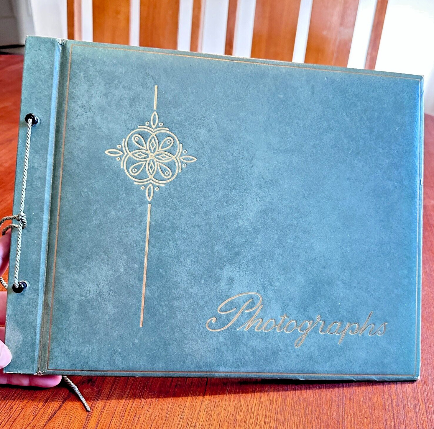 Vintage Green Photo Album 1940’s Grannycore Memories Grandma Cottagecore Old
