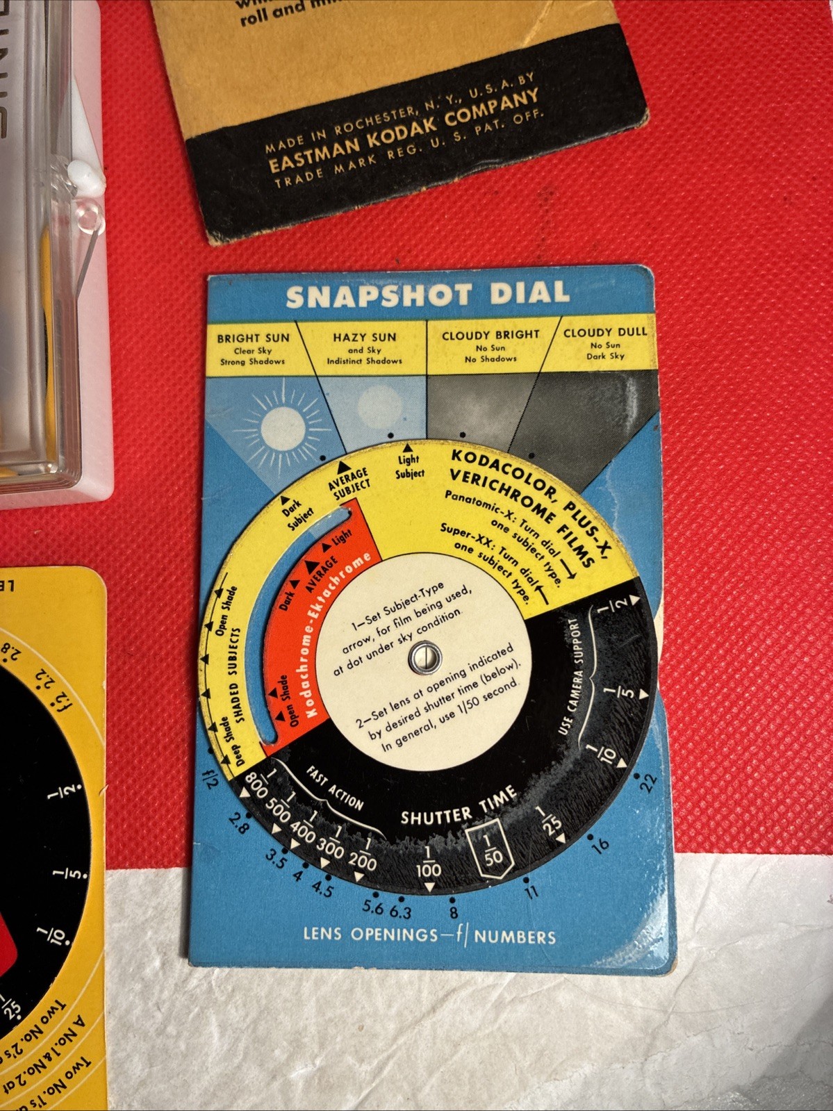 Vintage Kodak Standard Flasholder With Original Box. With Accessories No. 92F
