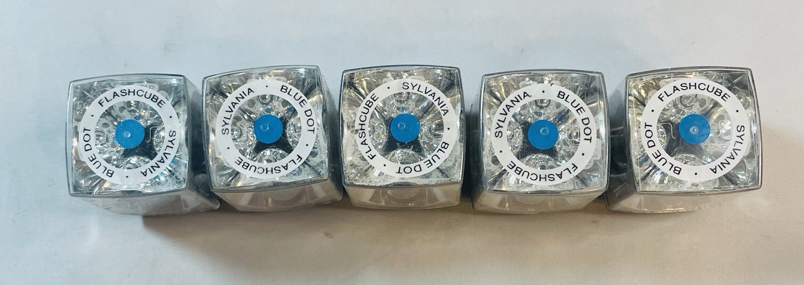 Sylvania Blue Dot FlashCubes 4 Flashes Each