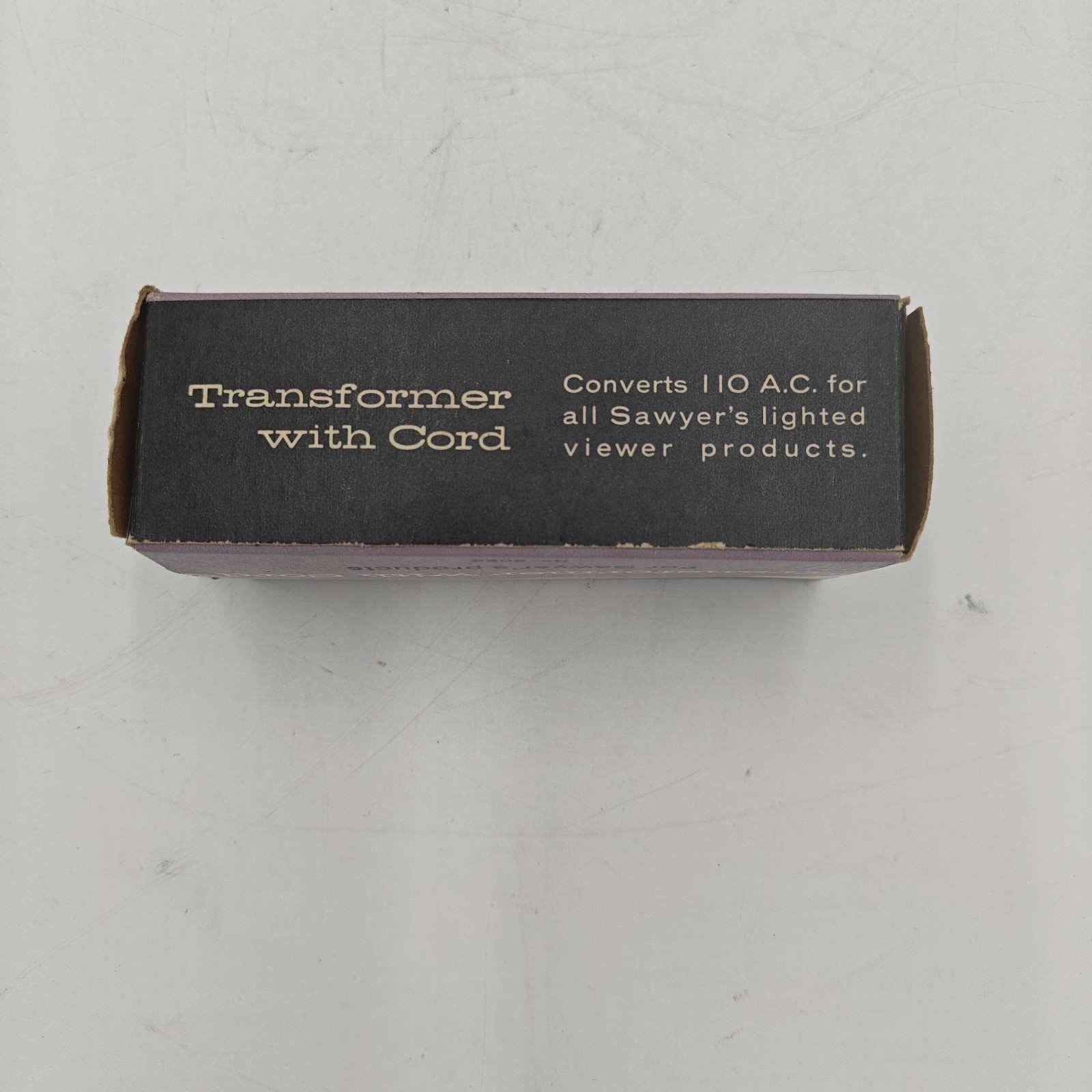 Vintage Sawyers Transformer Model F 10 Ft Cord No 2052 For Slide Viewer Belgium