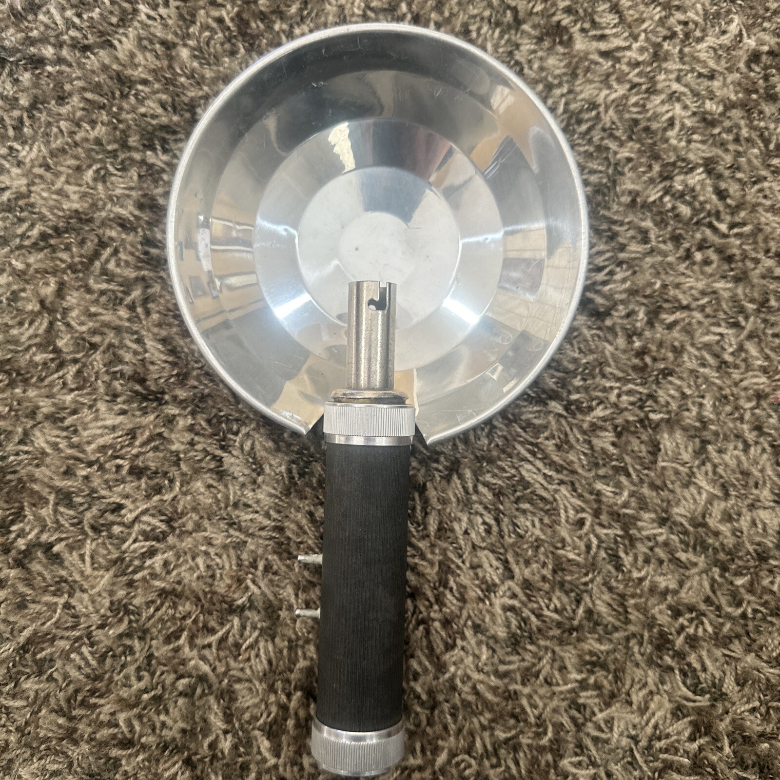Flash Unit Reflector Untested 2 Prong Black Handle vintage Argus