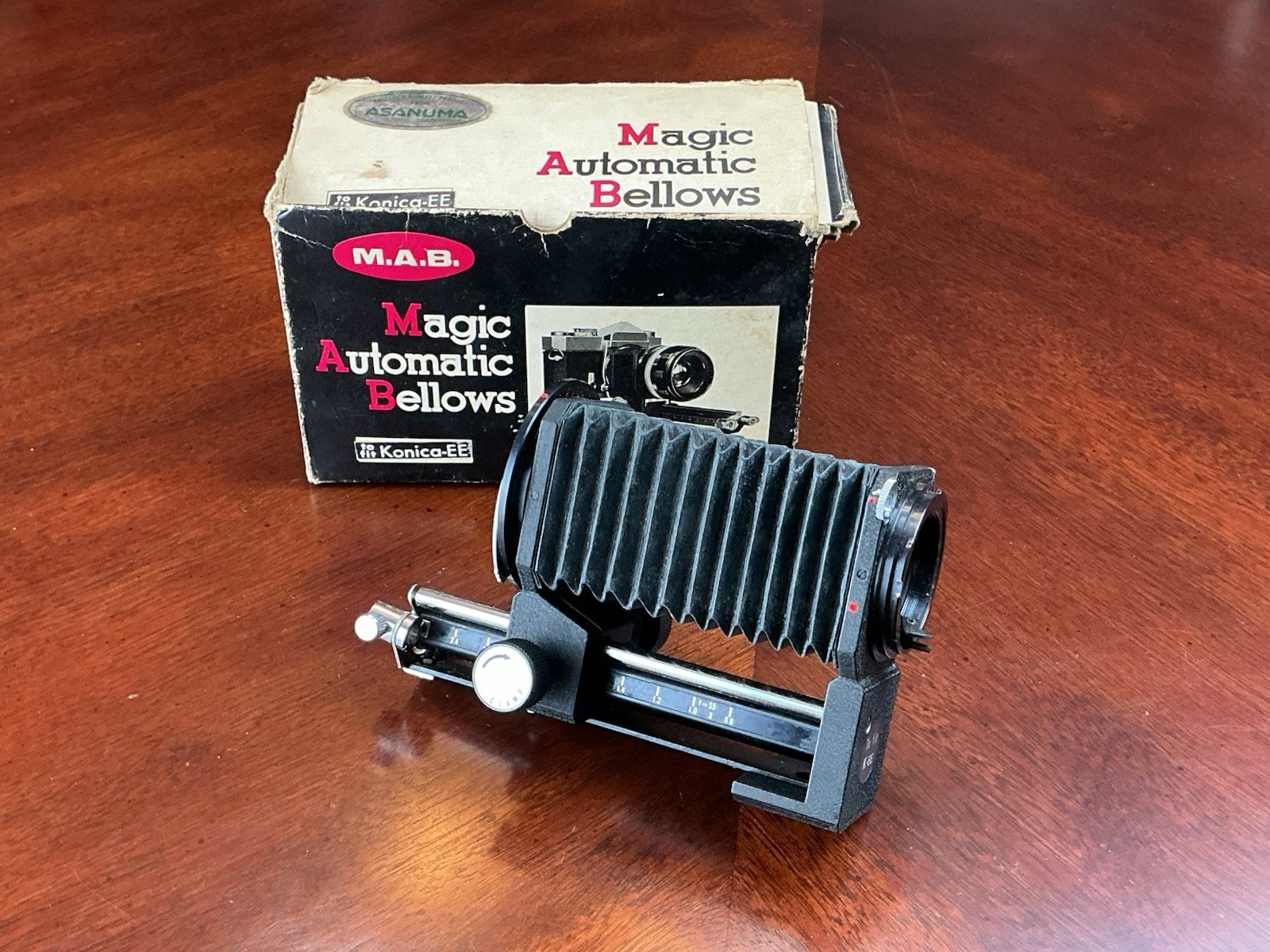 MAB Magic Automatic Bellows for Konica EE Pre Owned Good Condition In Box