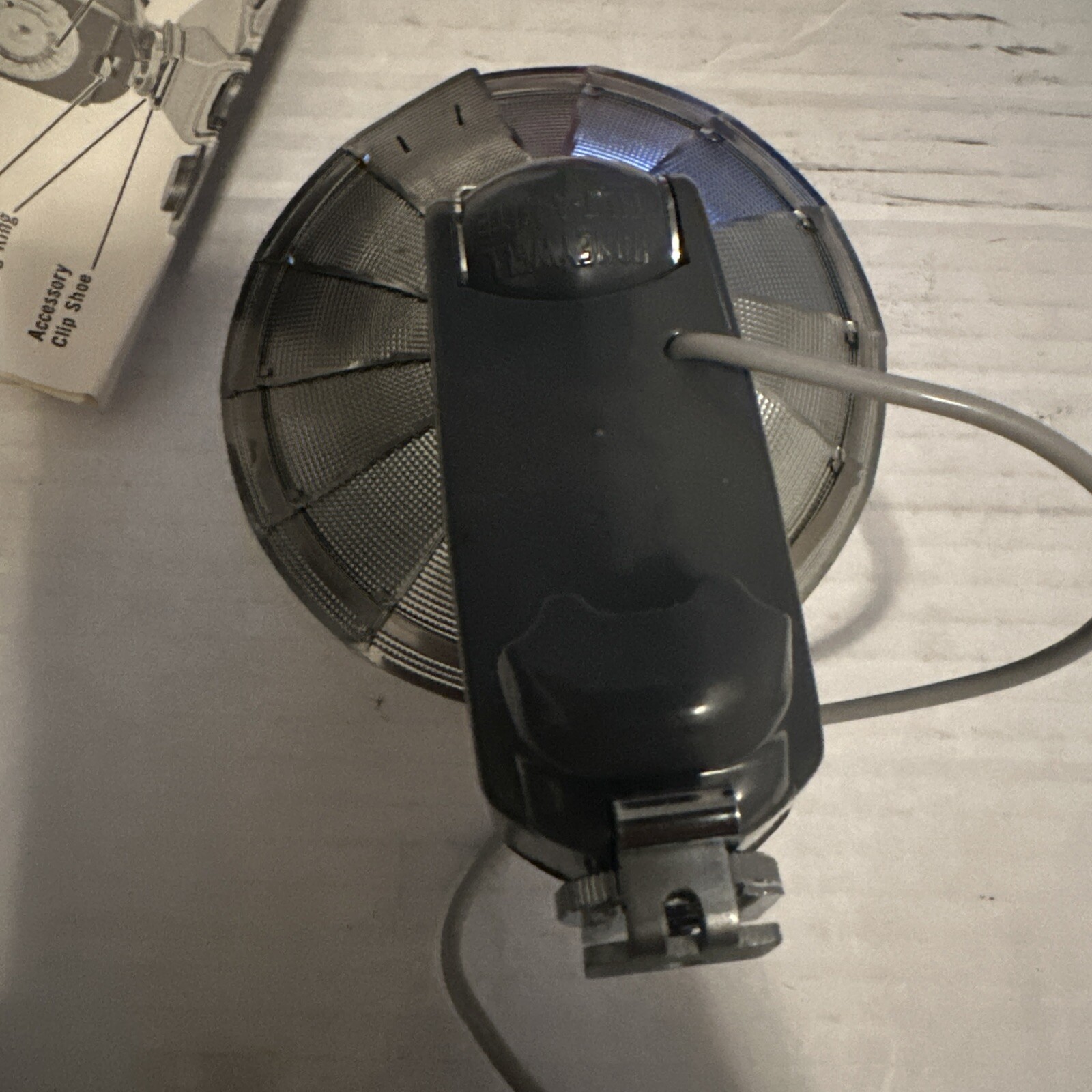 Vintage Honeywell Tilt-A-Mite Camera Flash Unit Fan Style made in Japan