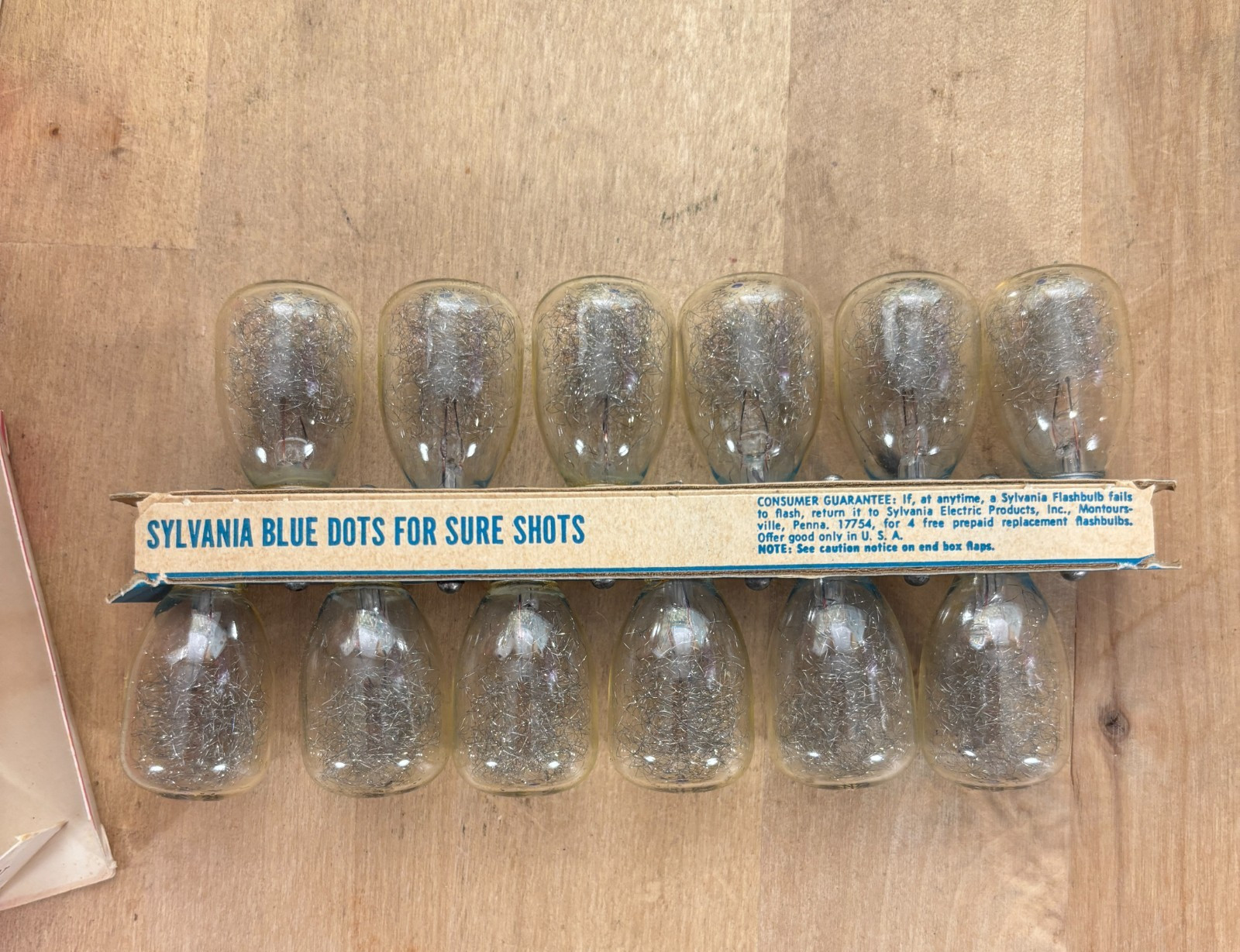 Lot Of 6 Boxes Sylvania Vintage M3 Blue Dot 12 Flash Bulbs Camera Bulb NOS