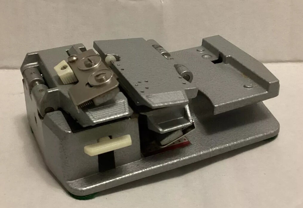 Vintage Bolex Paillard Super 8mm & Normal 8 Film Slicer In Box Switzerland