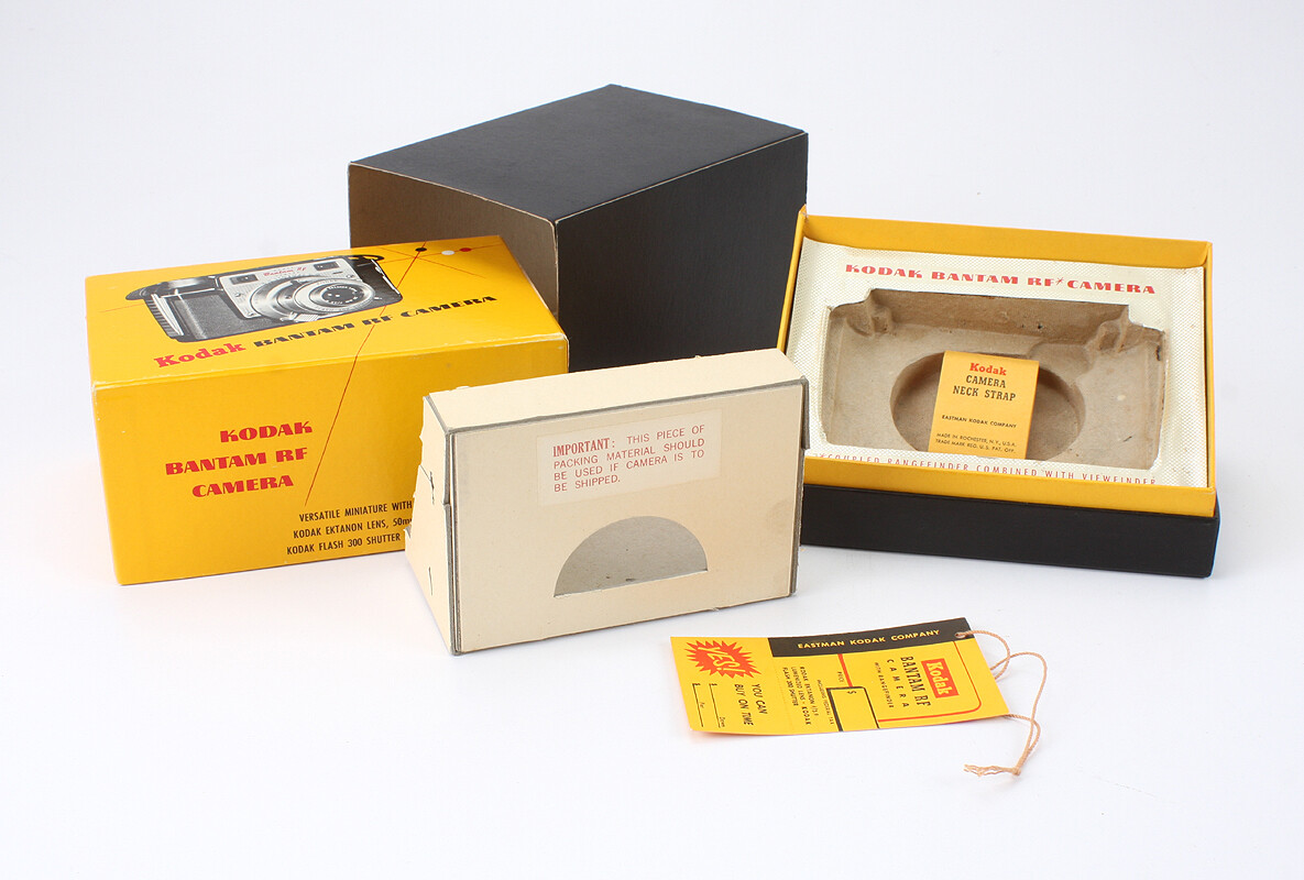 KODAK EMPTY BOX ONLY FOR BANTAM RF, DISPLAY VERSION W/OUTER WRAPPER/cks/191765